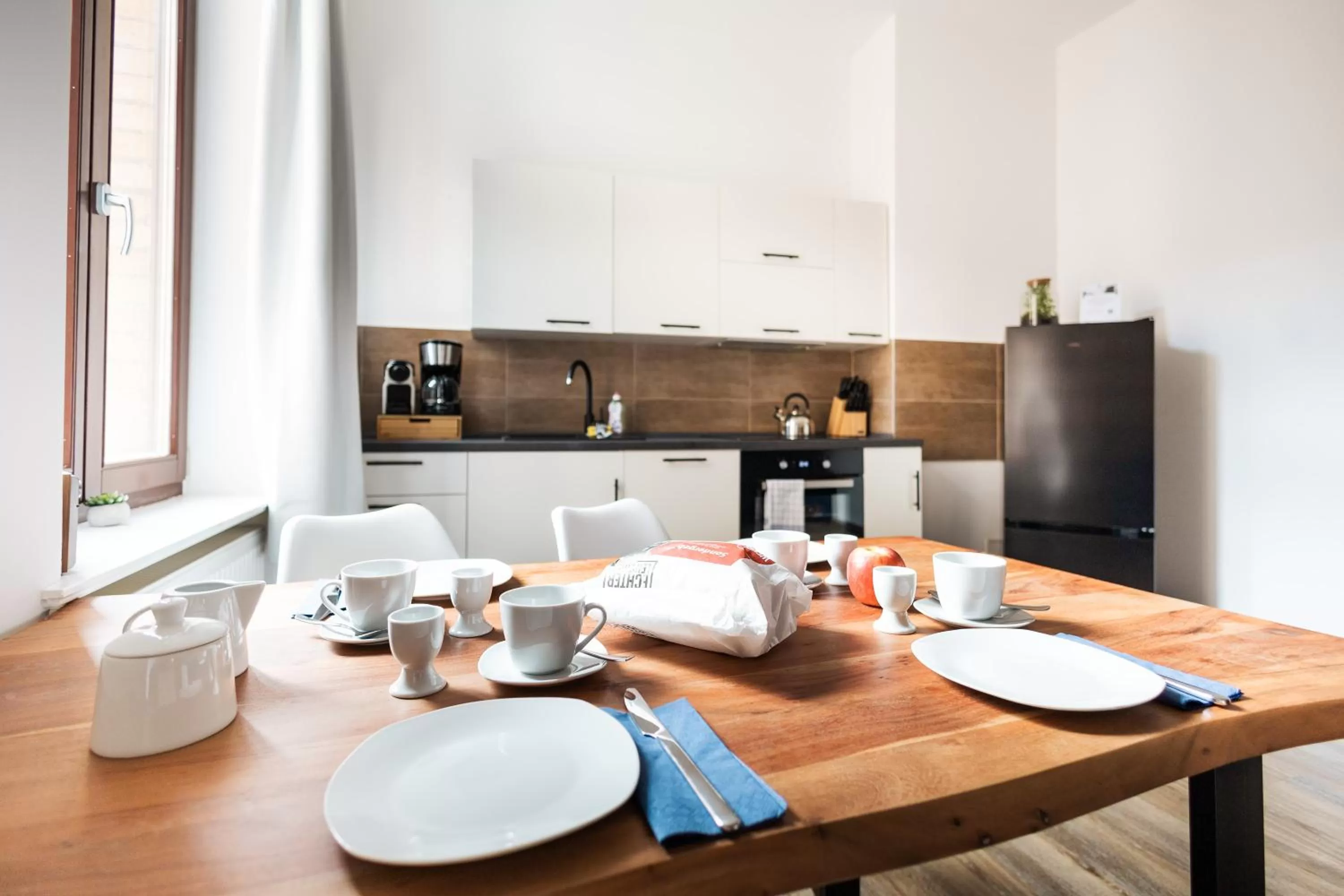 Coffee/tea facilities in Apartments am Neuen Theater - Altstadt - Zentral - Küche - Wifi - Powered by Ko-Living