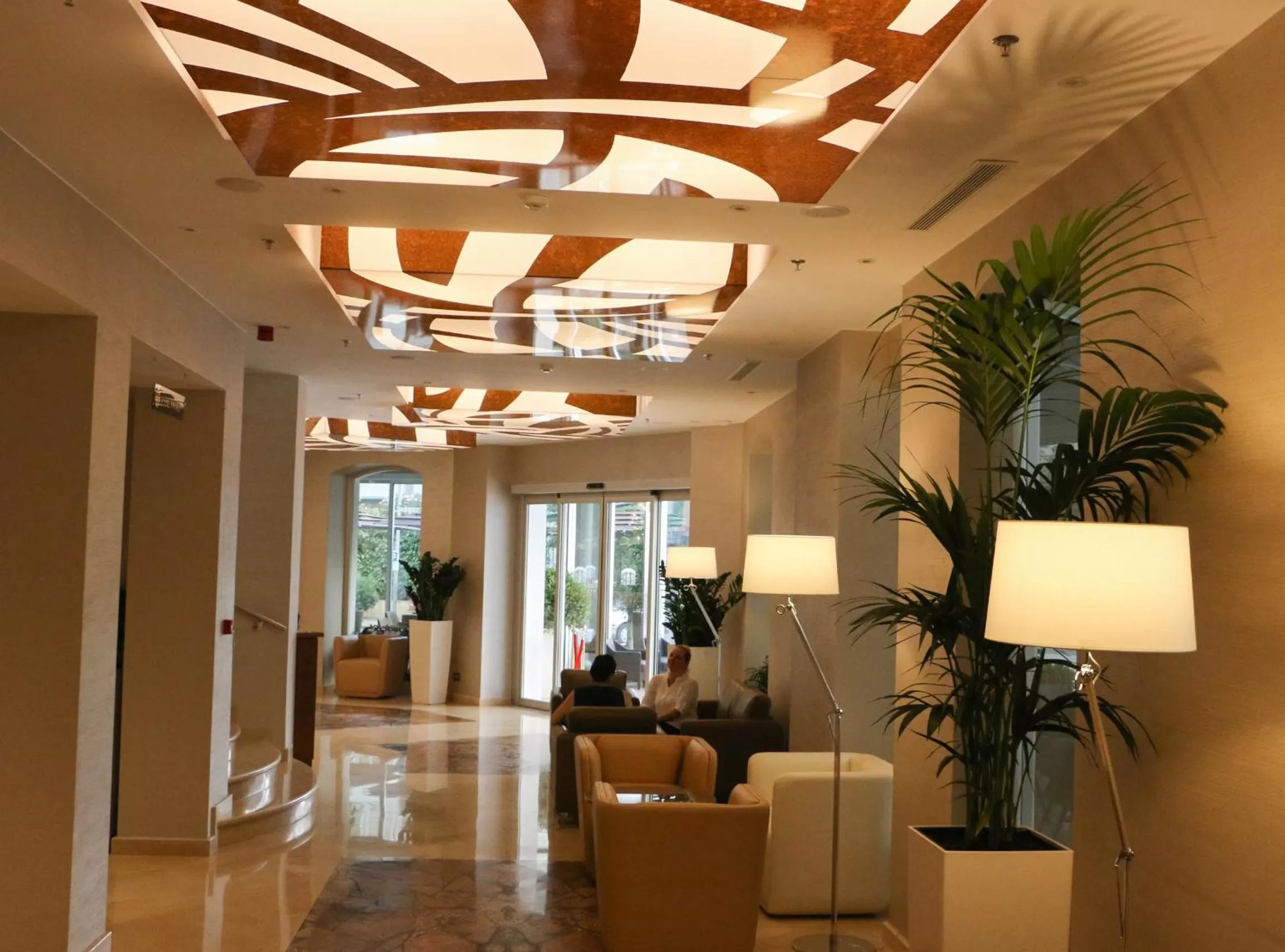 Lobby or reception in Hotel Colosseo Tirana