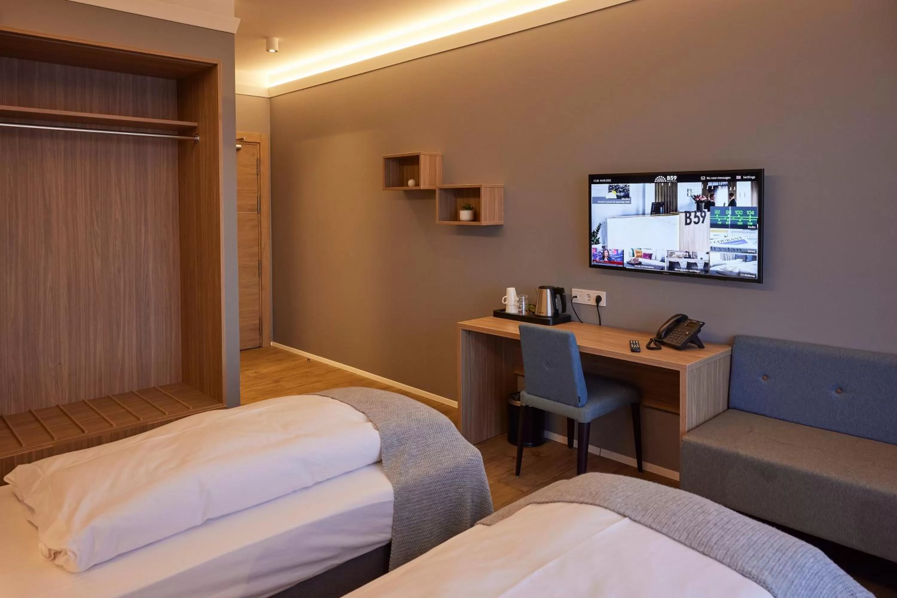 Bed in Hótel Vesturland