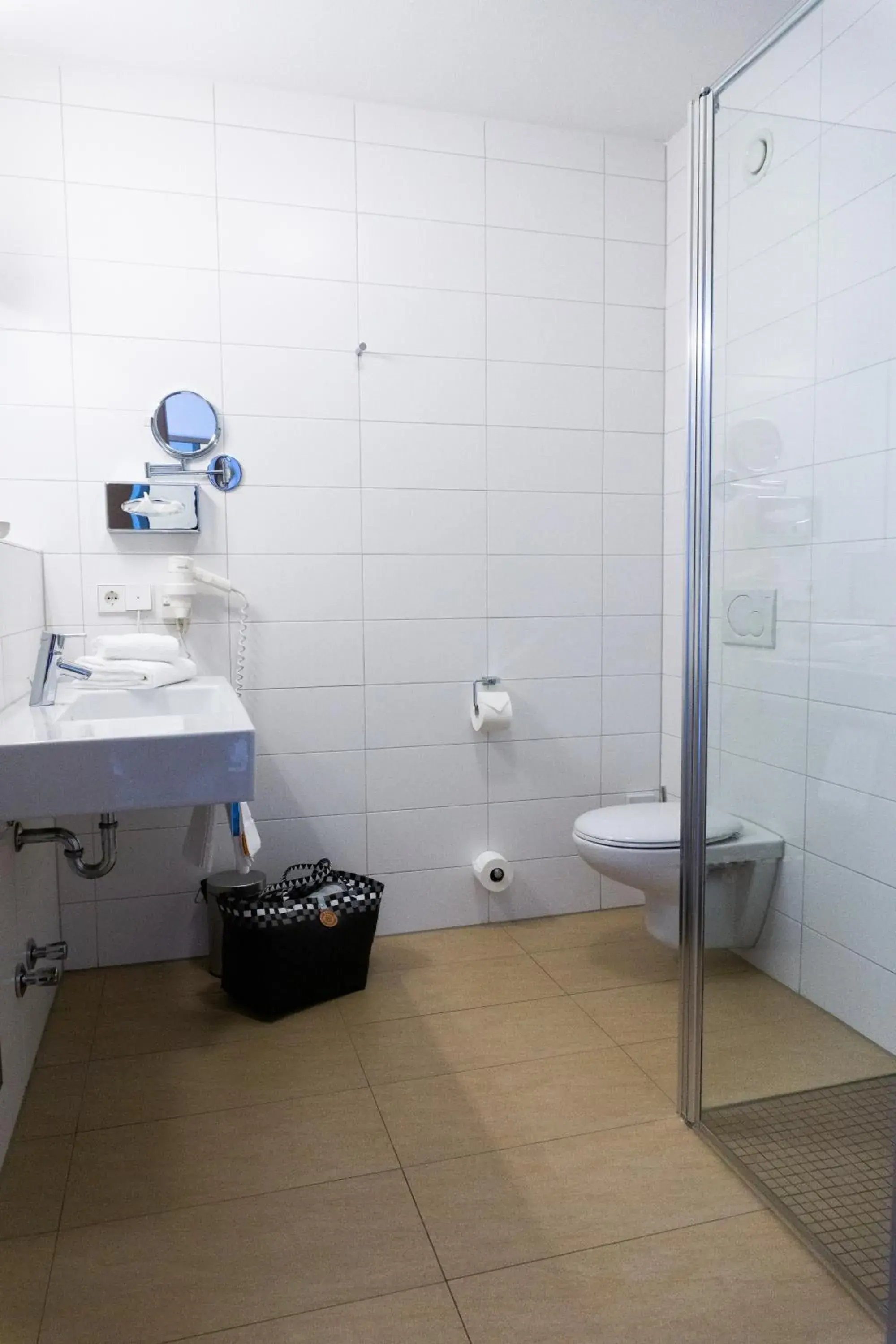 Shower, Bathroom in Hotel Württemberger Hof