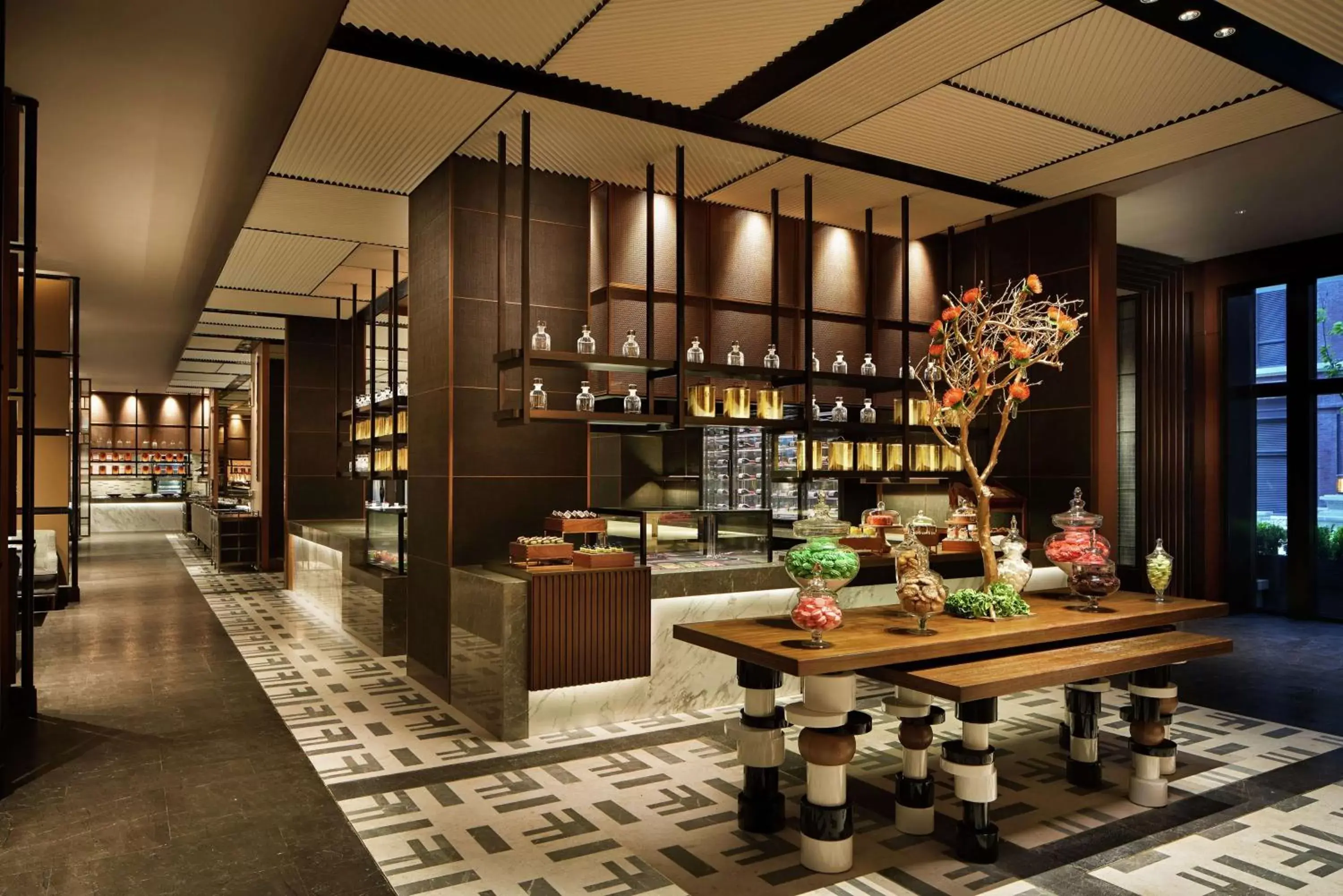 Dining area in Conrad Tianjin Dining area in Conrad Tianjin