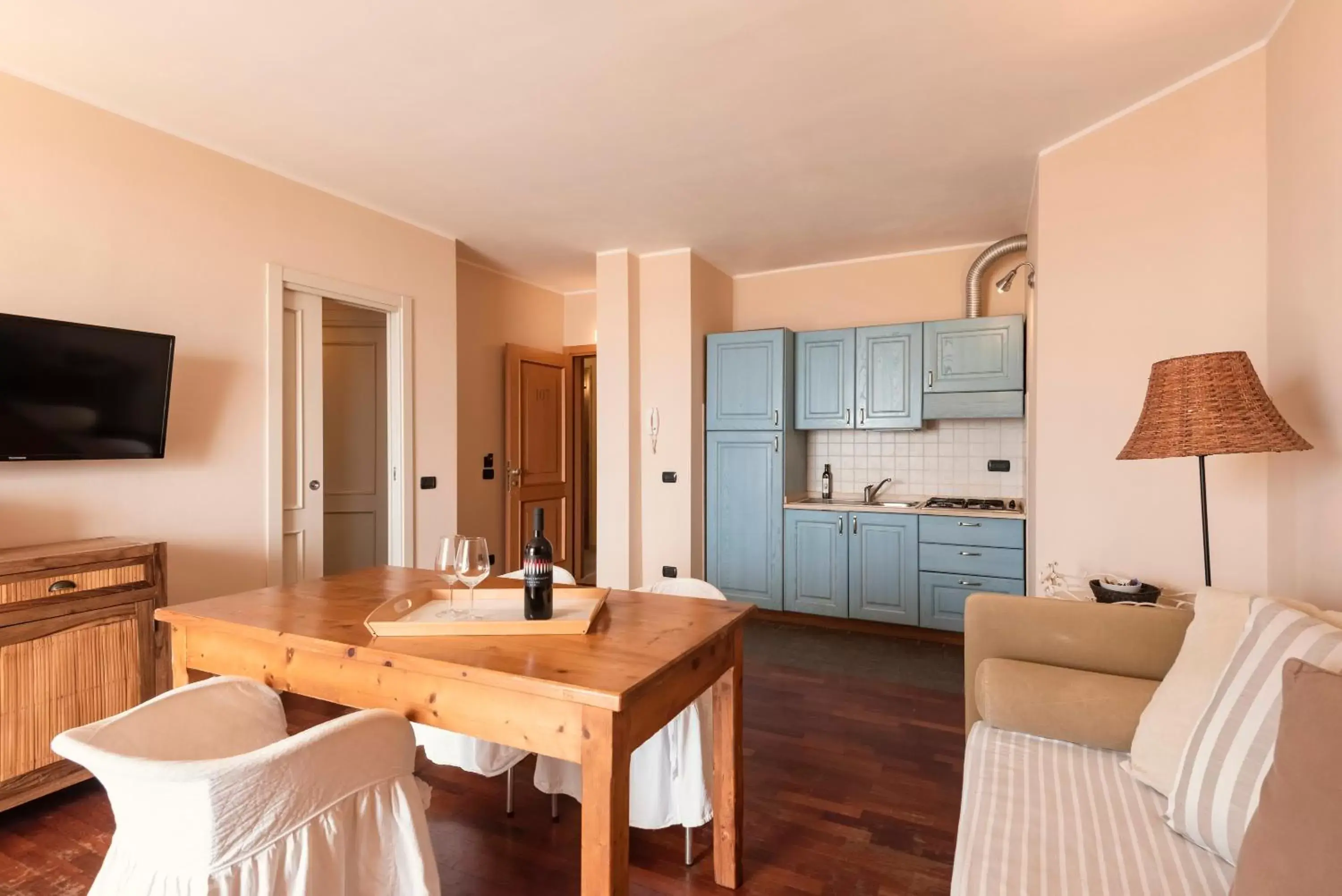 Kitchen or kitchenette, Seating Area in Residenza Santa Cecilia