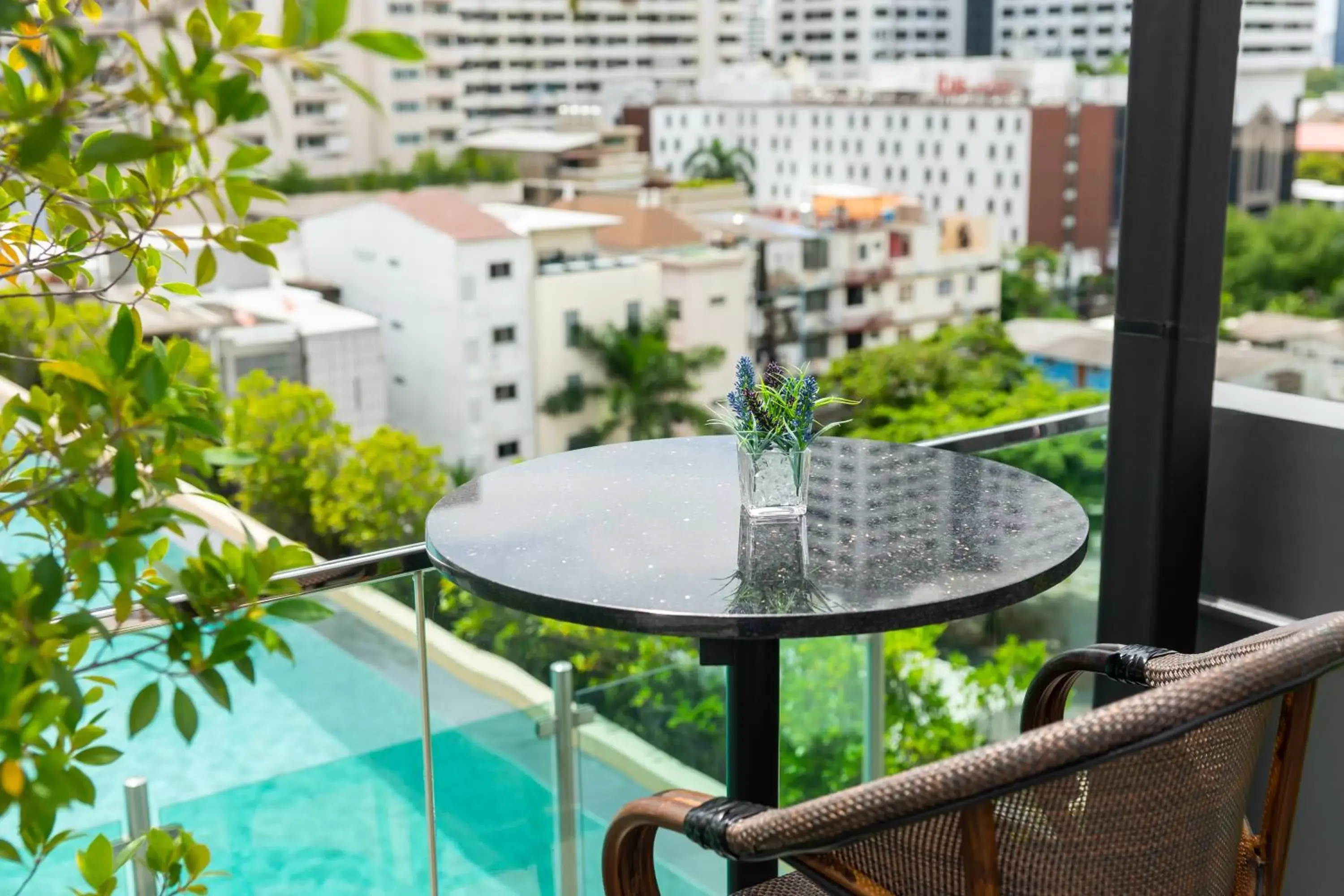 Swimming pool, Pool View in SureStay Plus Hotel by Best Western Sukhumvit 2
