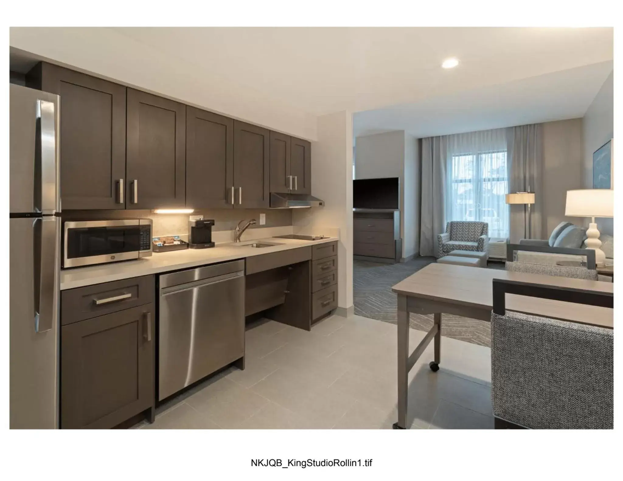 Kitchen or kitchenette, Kitchen/Kitchenette in Homewood Suites By Hilton Panama City Beach, Fl