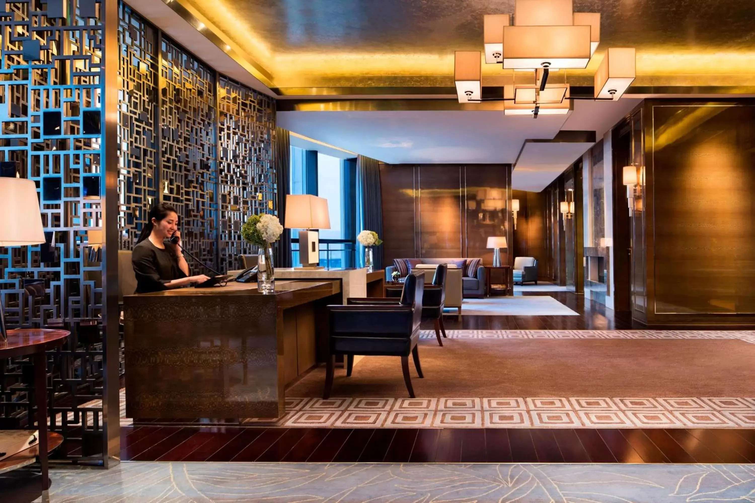 Lounge or bar, Lobby/Reception in JW Marriott Hotel Chongqing