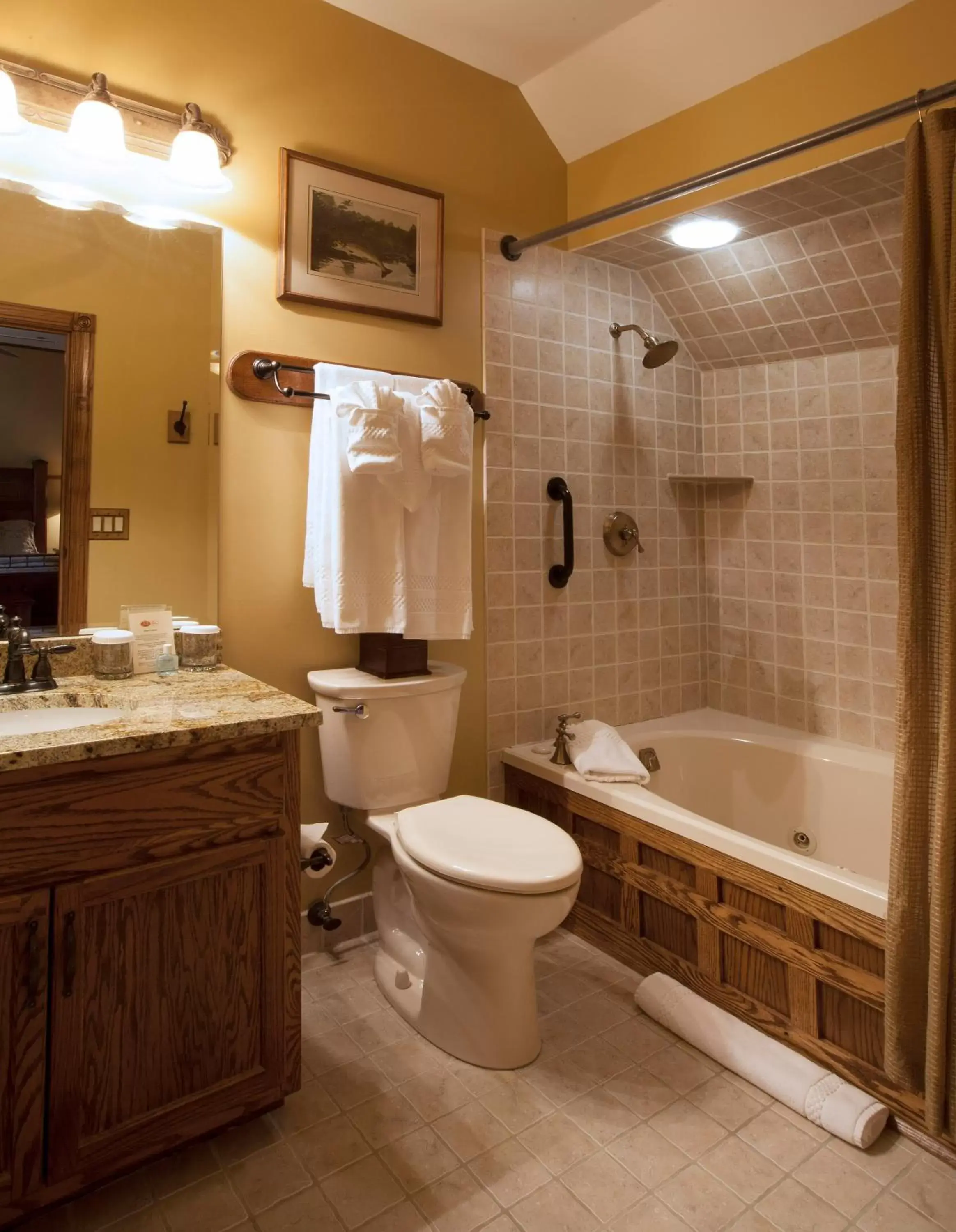 Bathroom in Bob Timberlake Inn at Chetola Resort