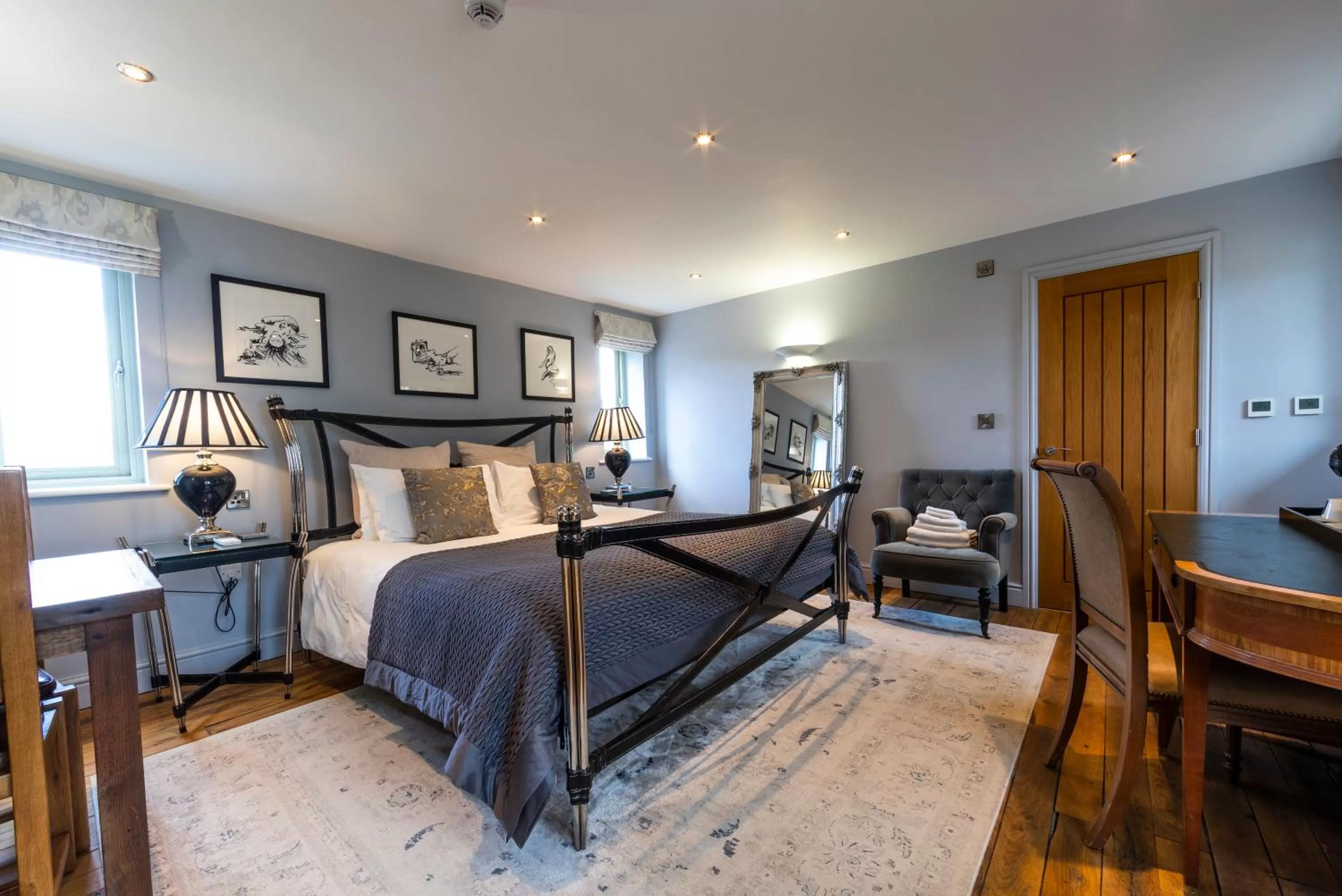 Bedroom, Bed in Eagle Mill Luxury Rooms