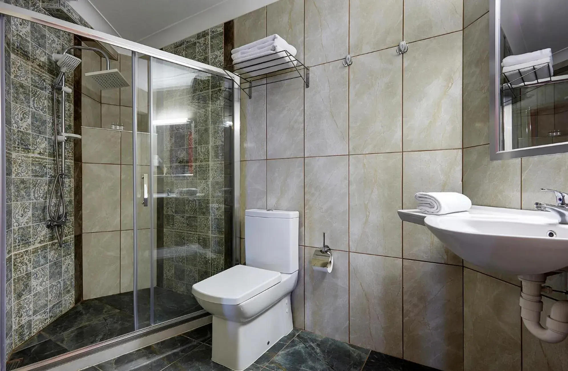 Decorative detail, Bathroom in Hotel Billurcu