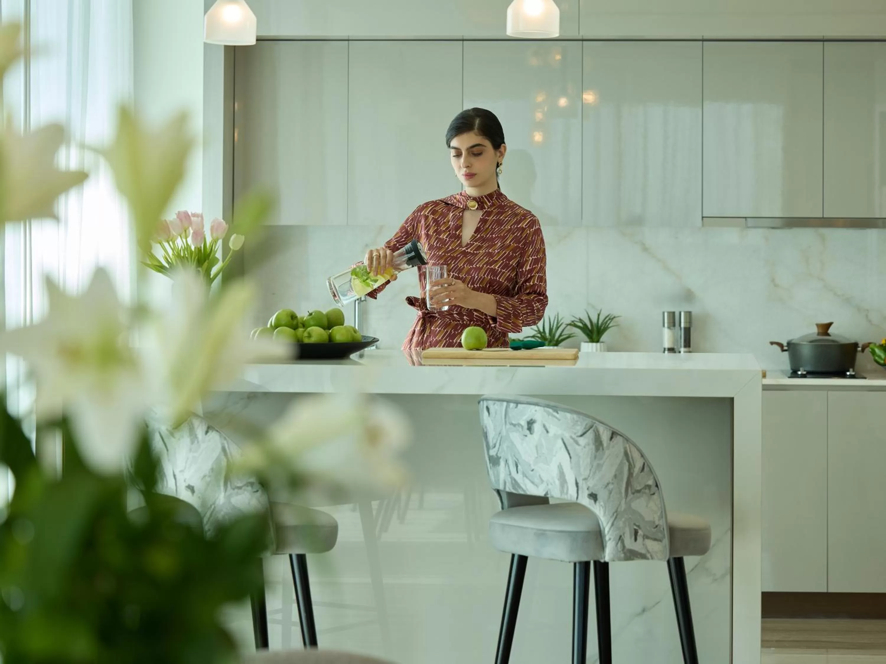 kitchen in Fairmont Ramla Riyadh