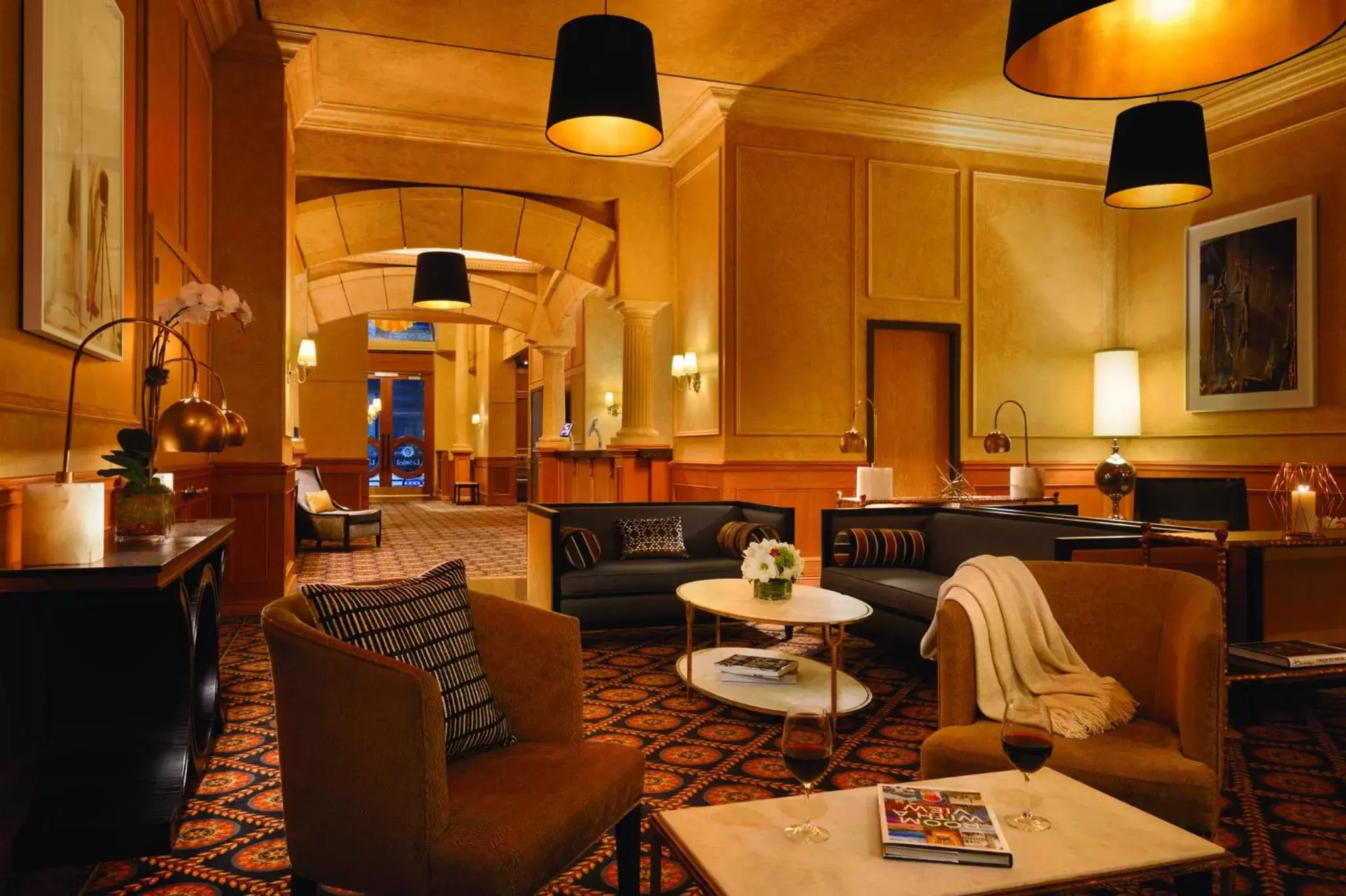 Lobby or reception, Restaurant/Places to Eat in Executive Hotel Le Soleil New York