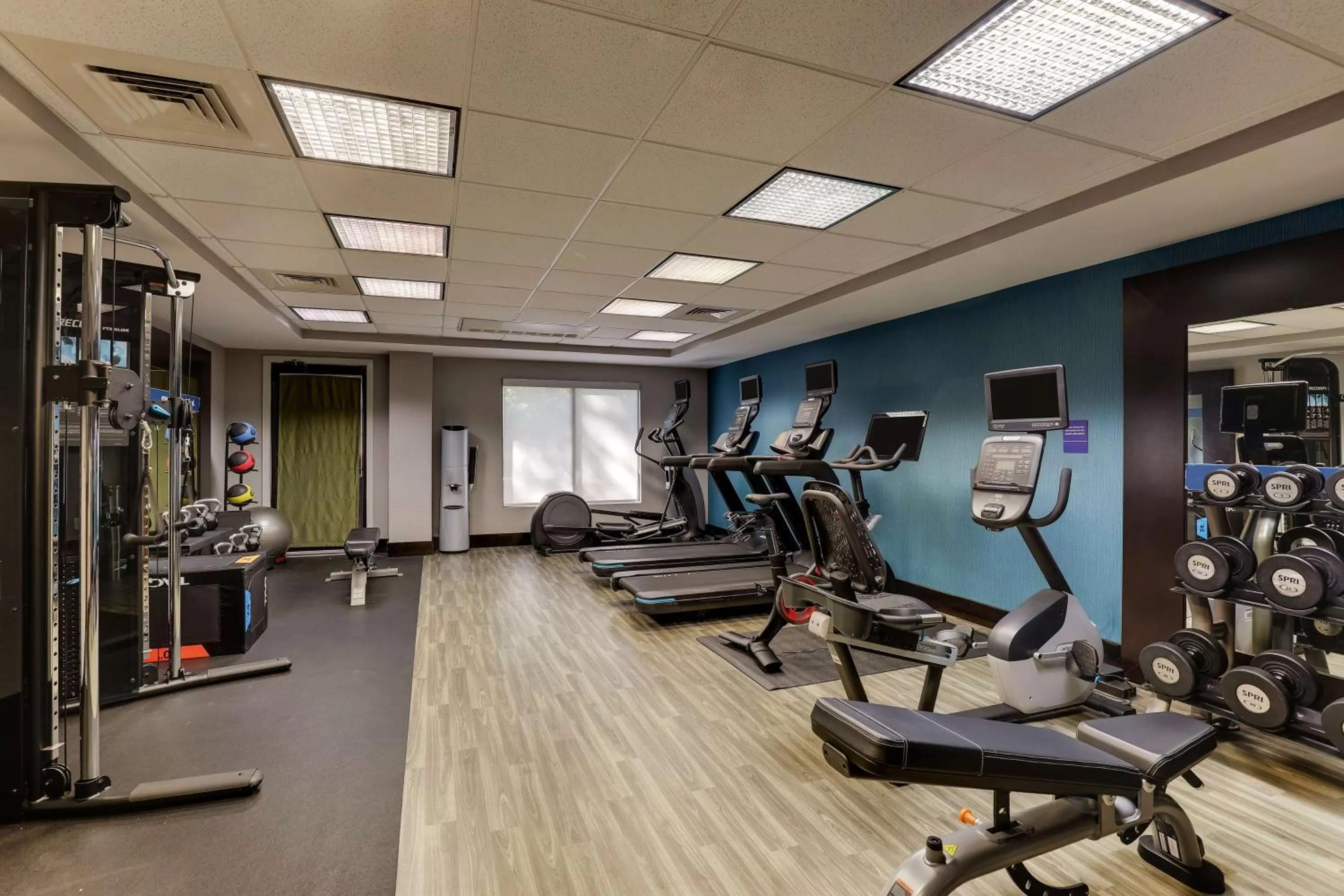 Fitness centre/facilities in Hampton Inn Cumming
