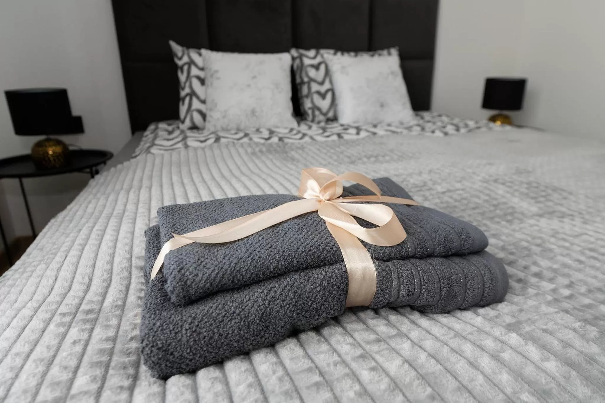 Bed in Apartamenty RIO Skarbimierz-Osiedle