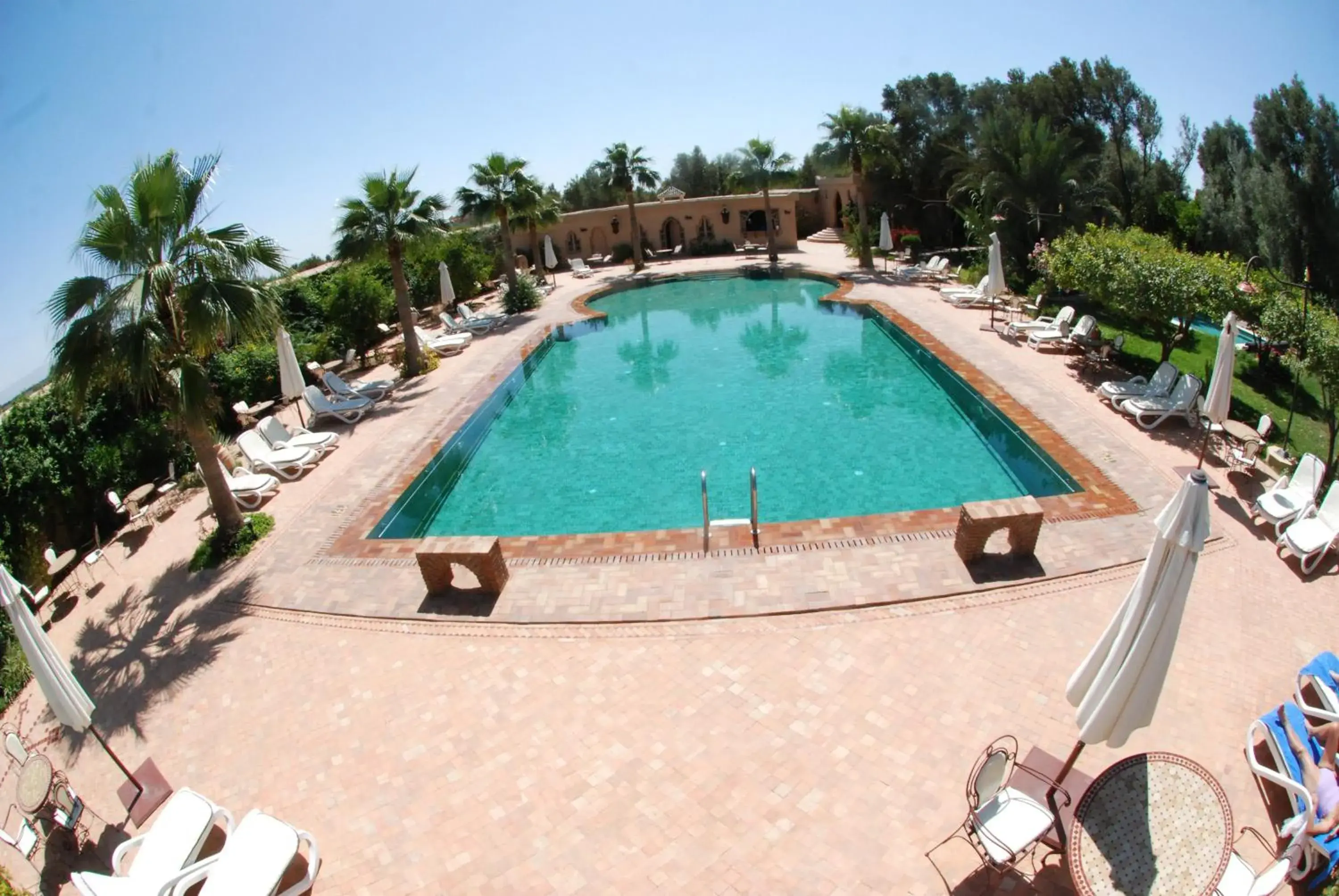 Swimming pool, Pool View in Hotel Dar Zitoune Taroudant