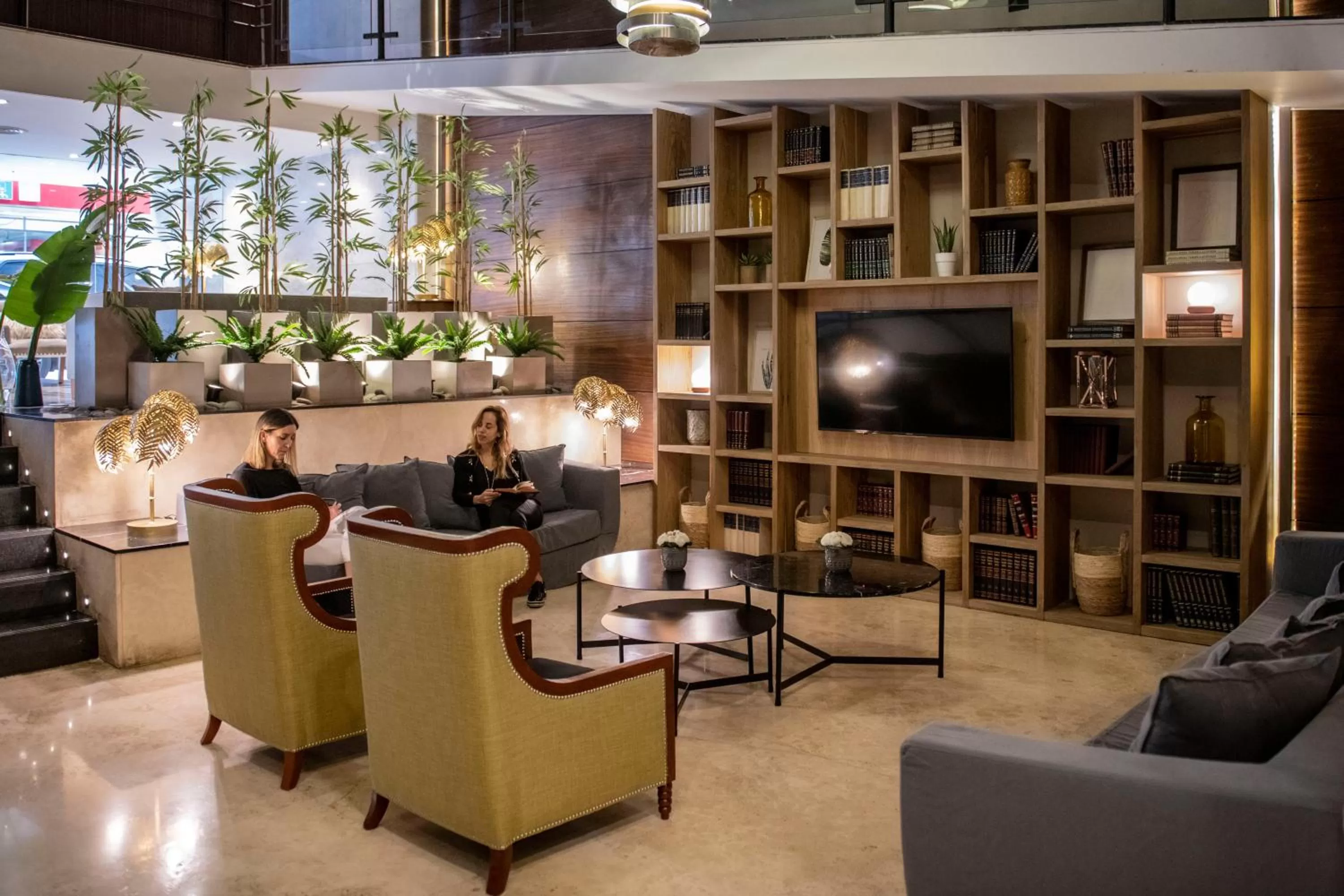 Seating area in Grand King Hotel