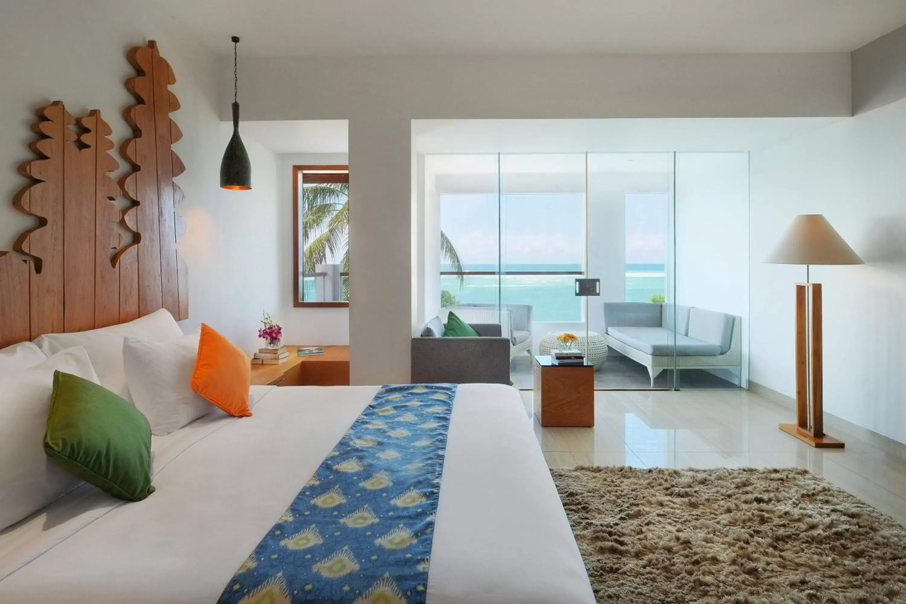 Bedroom, Bed in Hotel Nikko Bali Benoa Beach Bedroom, Bed in Hotel Nikko Bali Benoa Beach