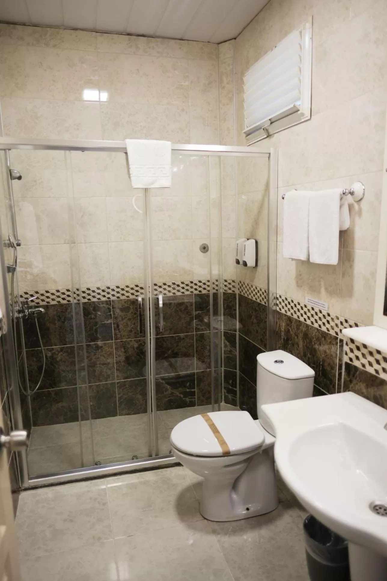 Shower in Troia Tusan Hotel