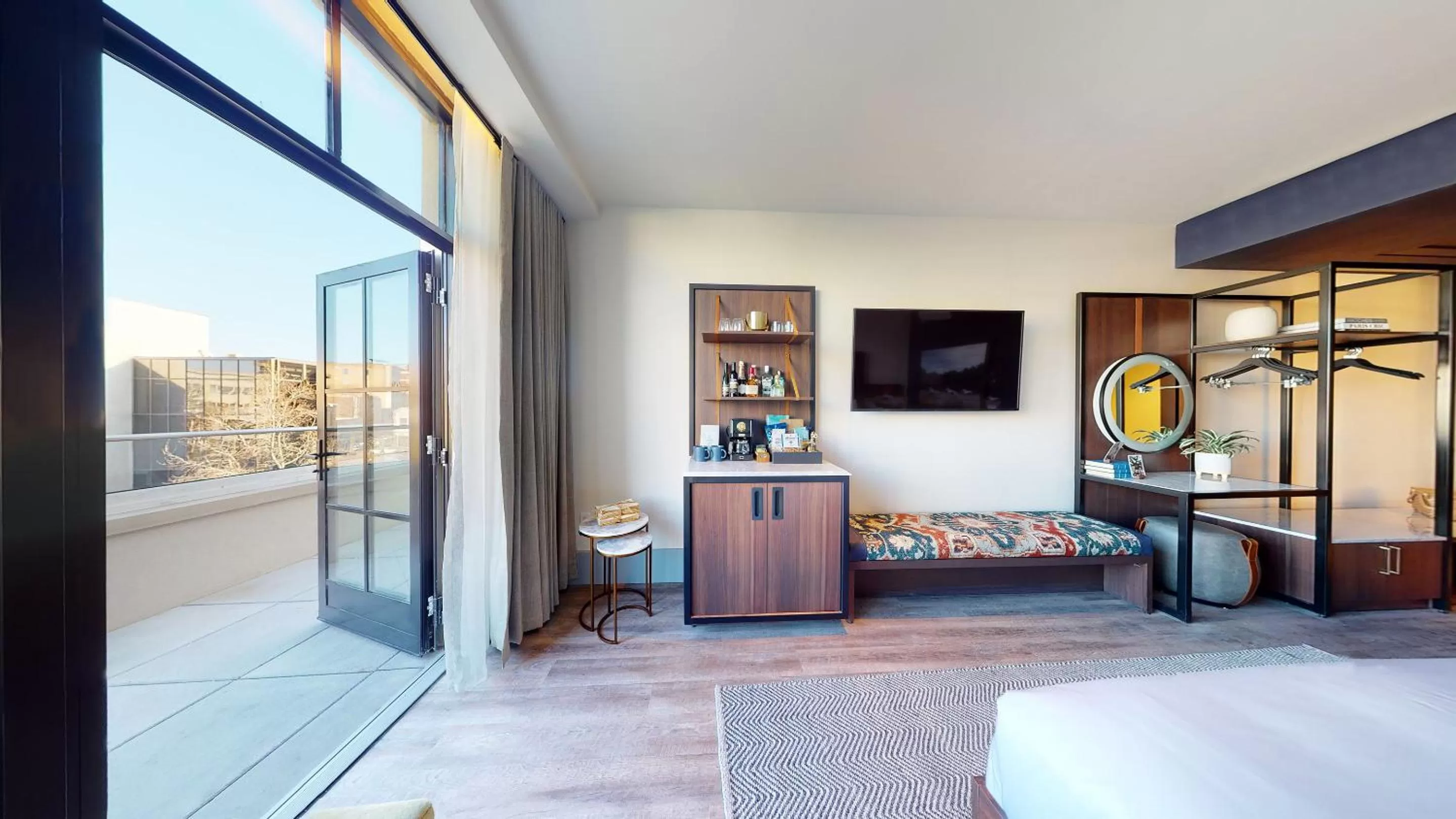 Bed in The Restoration Asheville