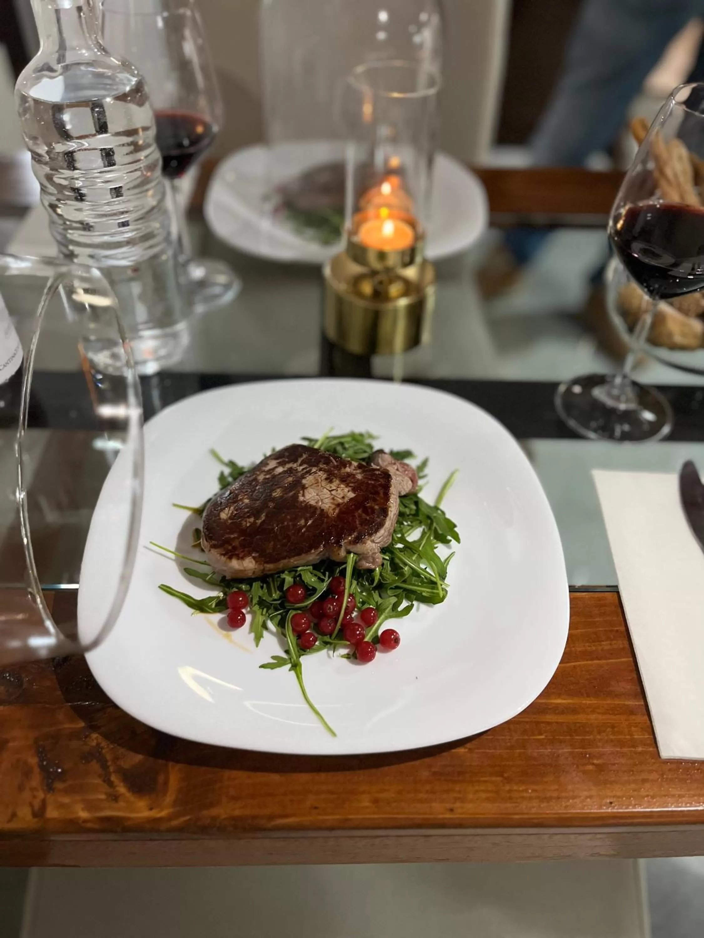 Dinner in Villa Alba Boutique Hotel