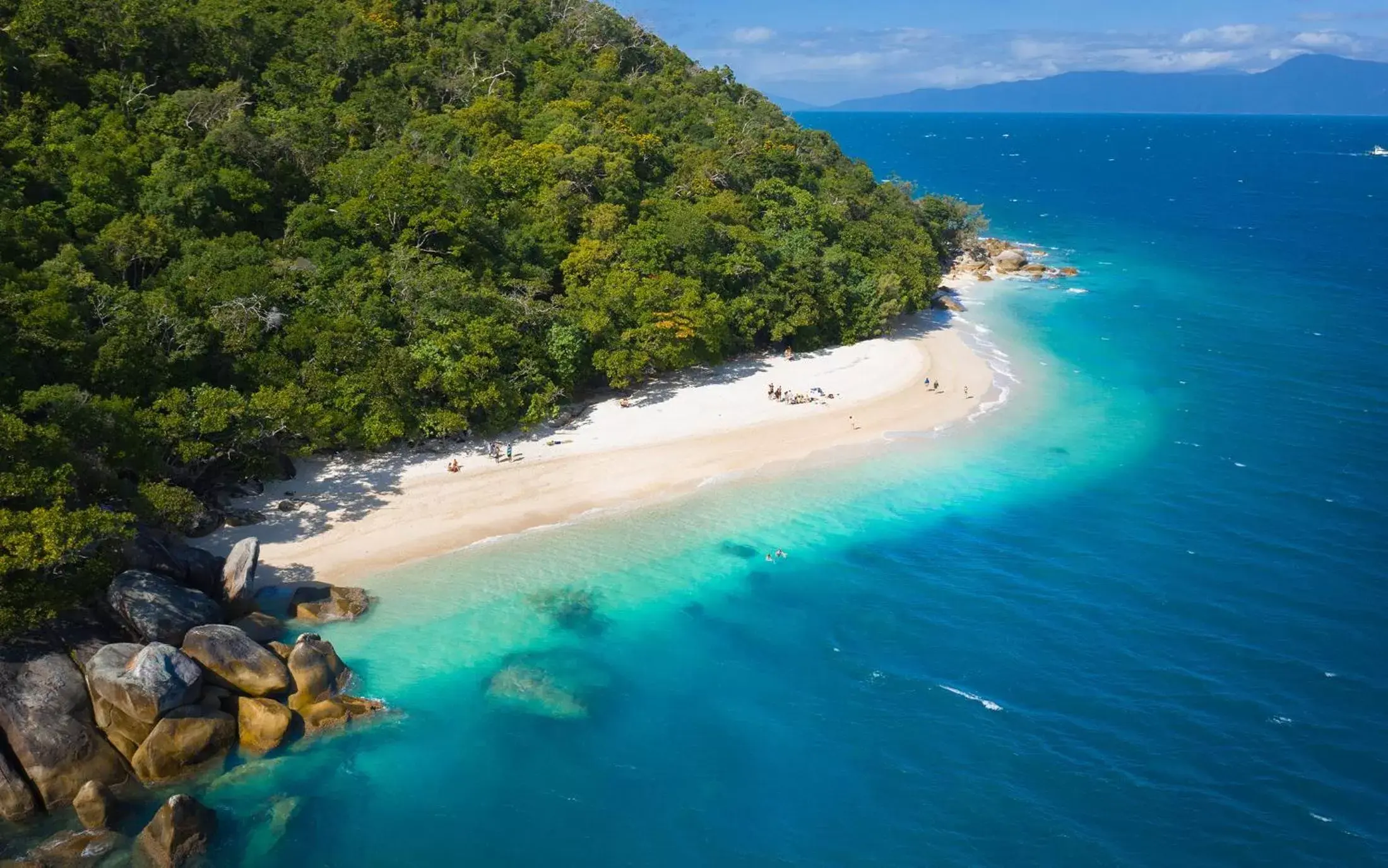 Natural landscape, Bird's-eye View in Fitzroy Island Resort