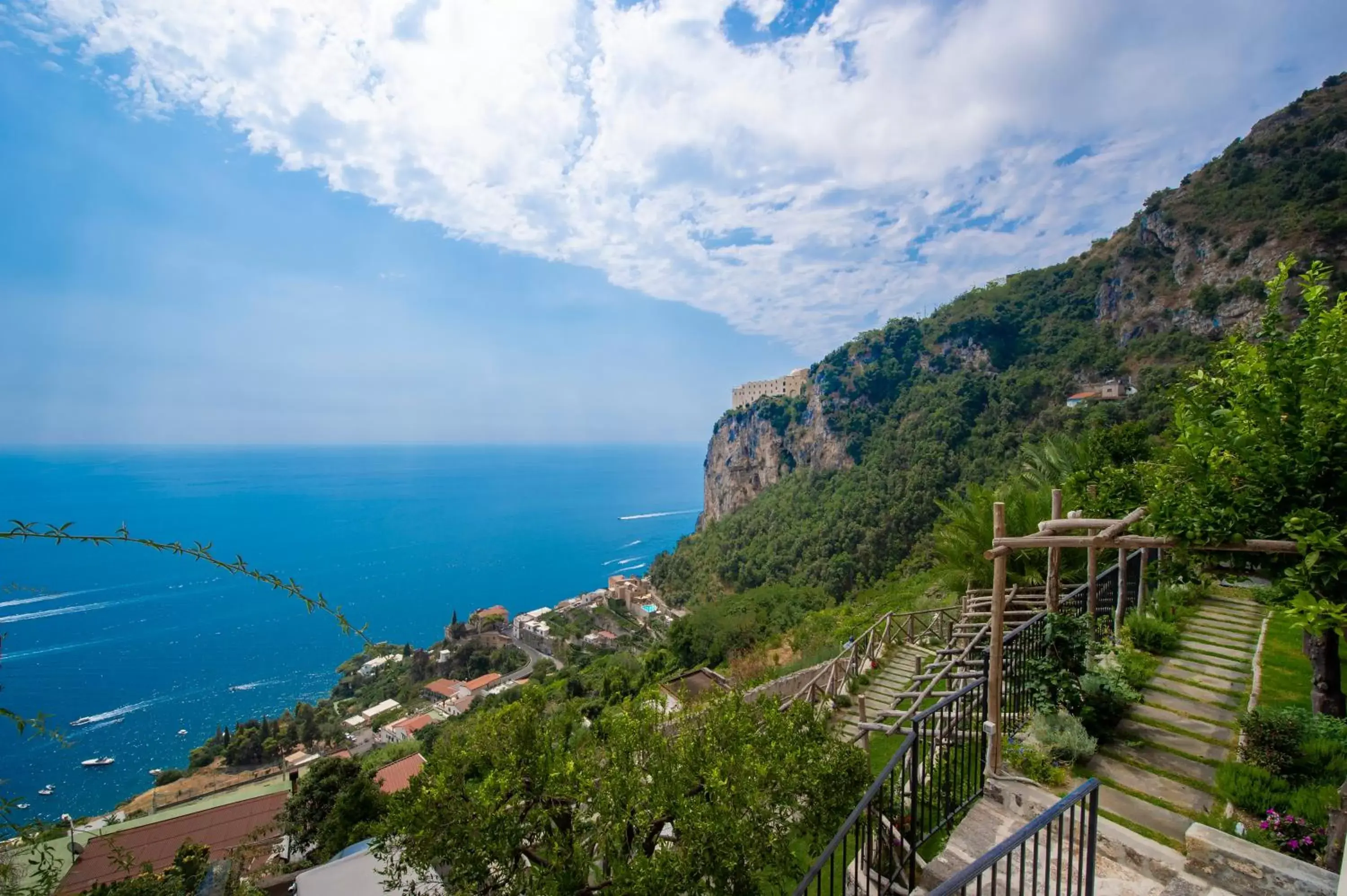 Natural landscape in Villa Foglia Amalfi