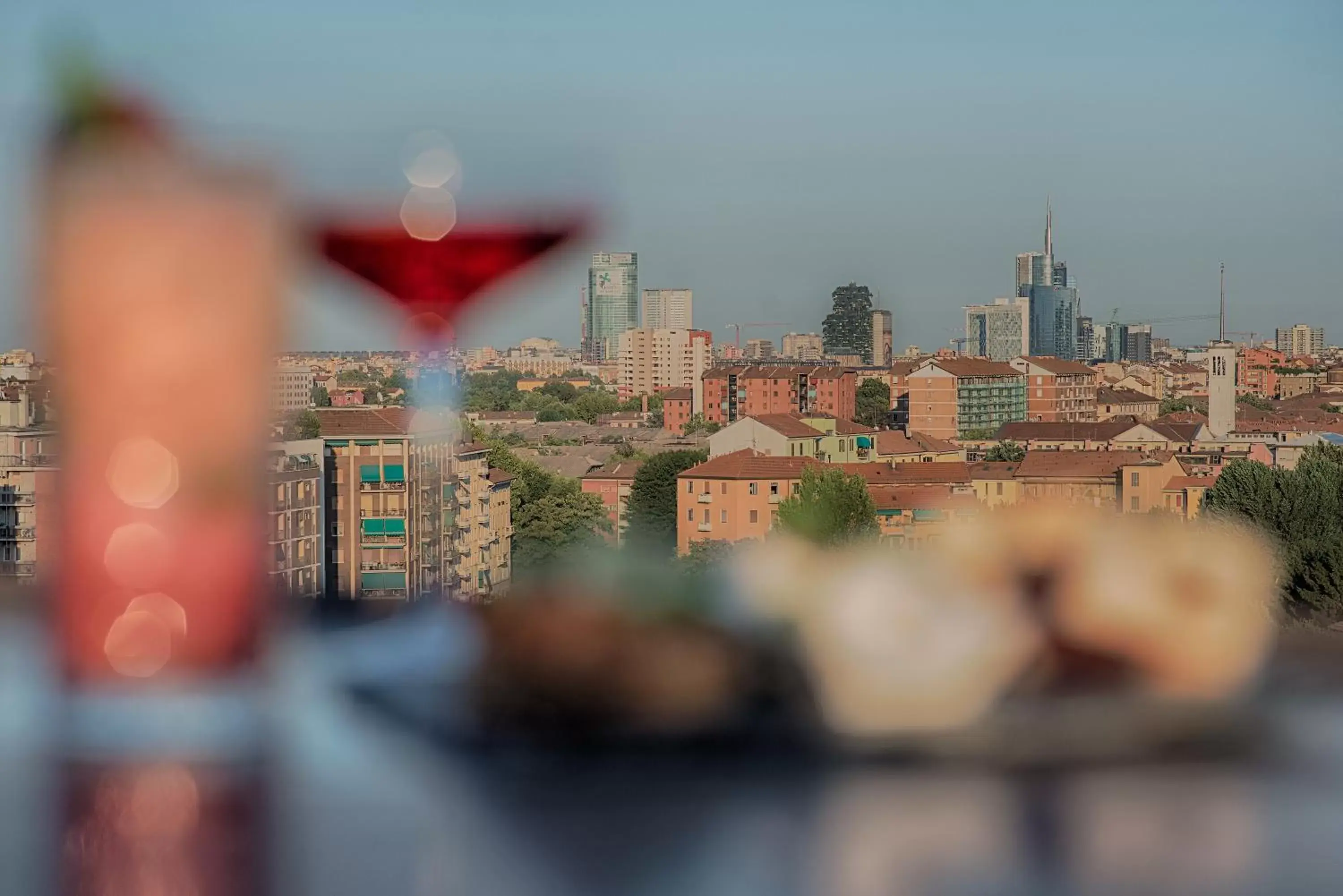 City view in Radisson Blu Hotel Milan