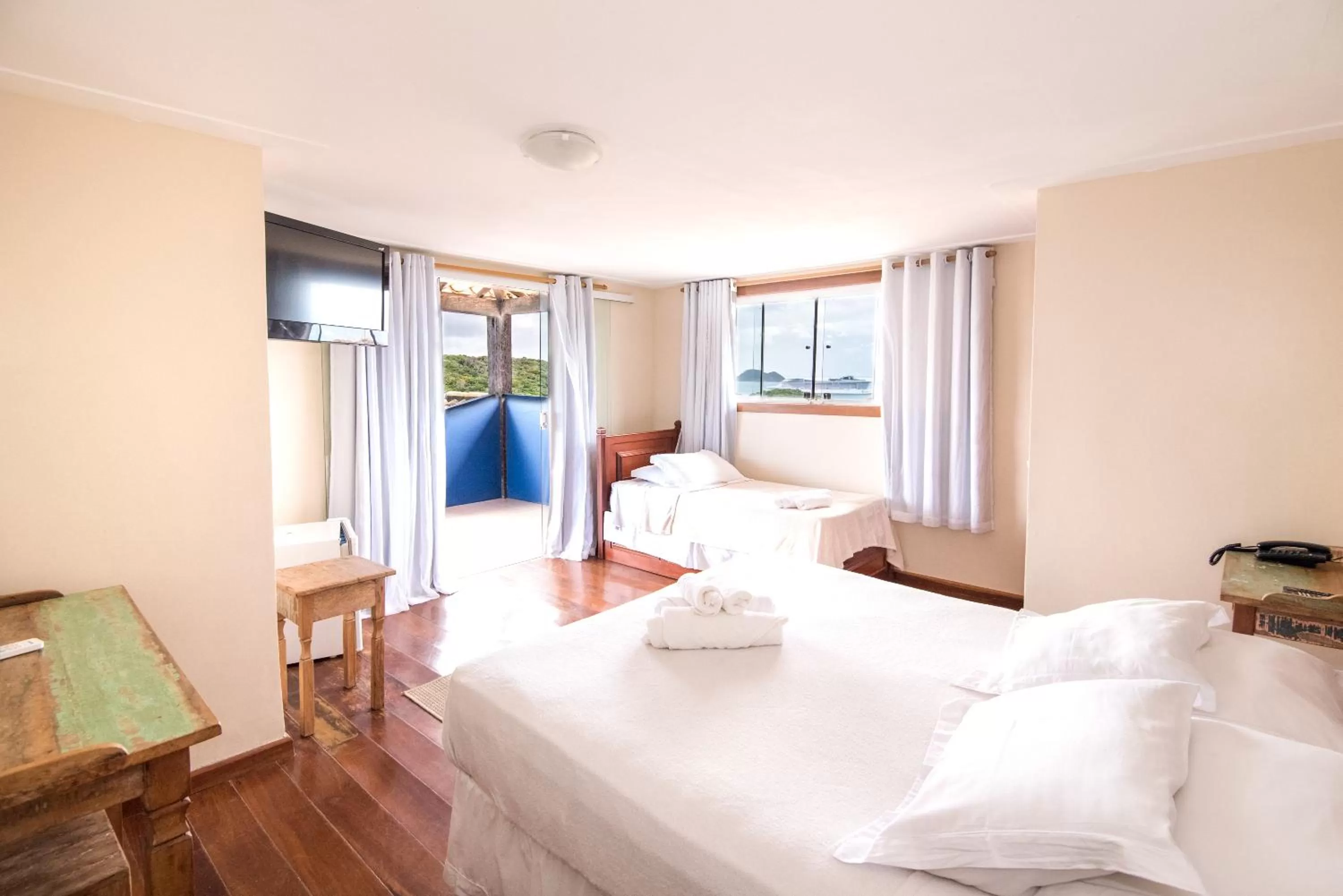 Bed in Pousada La Dolce Vita