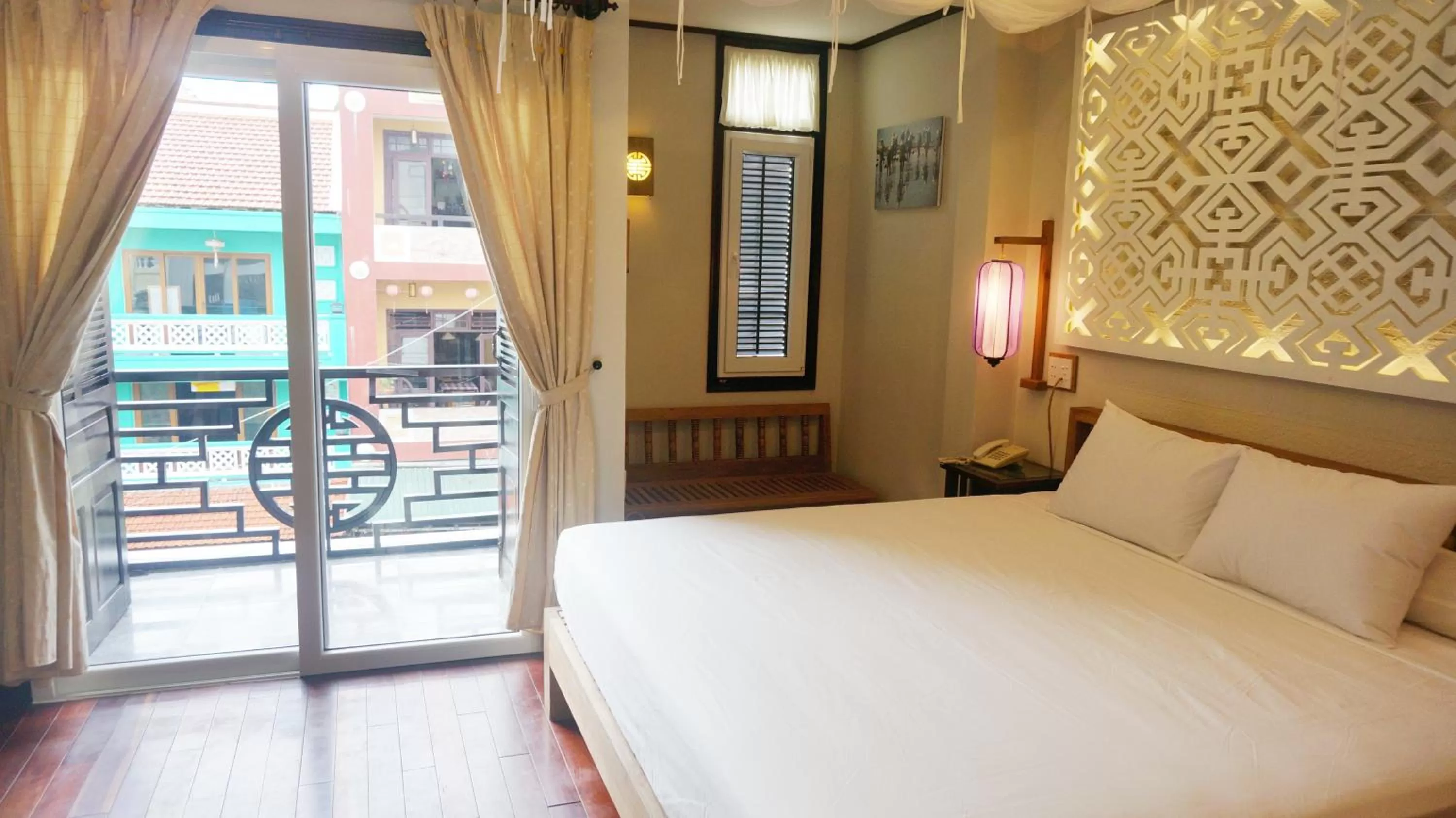 City view, Bed in Hoi An Pho Library Hotel