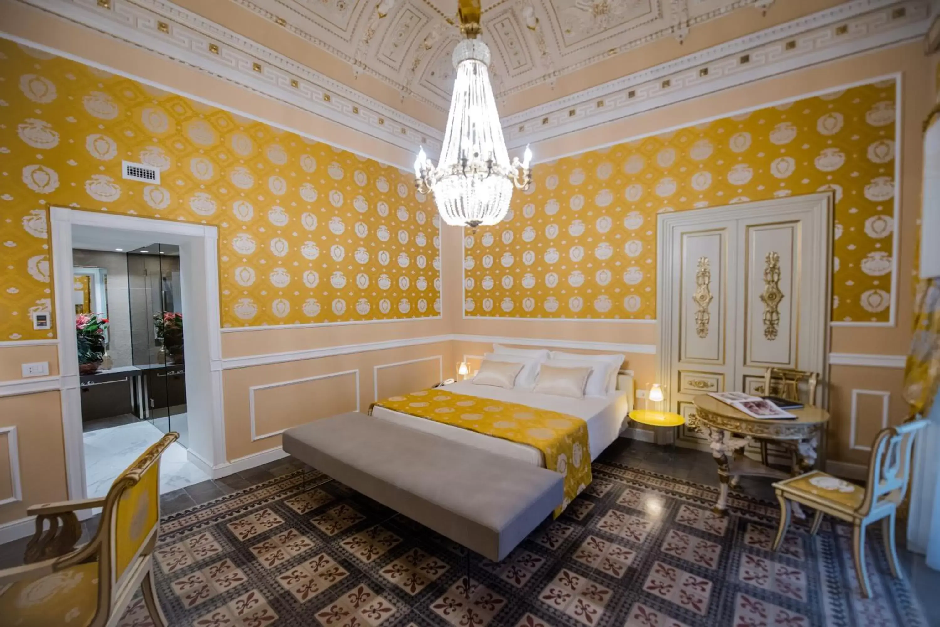 Bedroom, Bed in Palazzo Marletta Luxury House Hotel