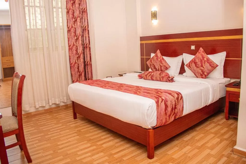 Bed in Vickmark Hotel