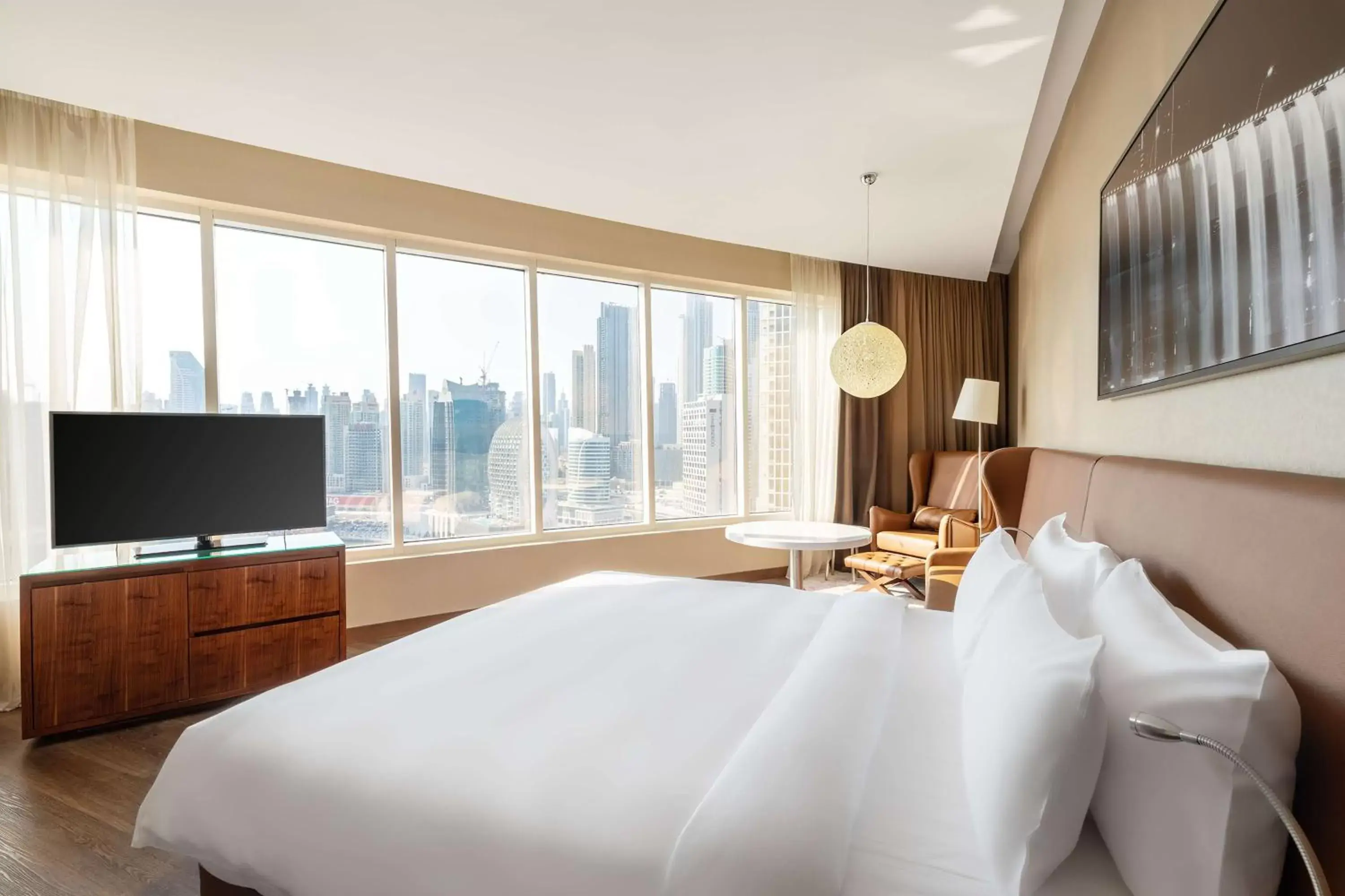 Photo of the whole room, Bed in Radisson Blu Hotel, Dubai Canal View
