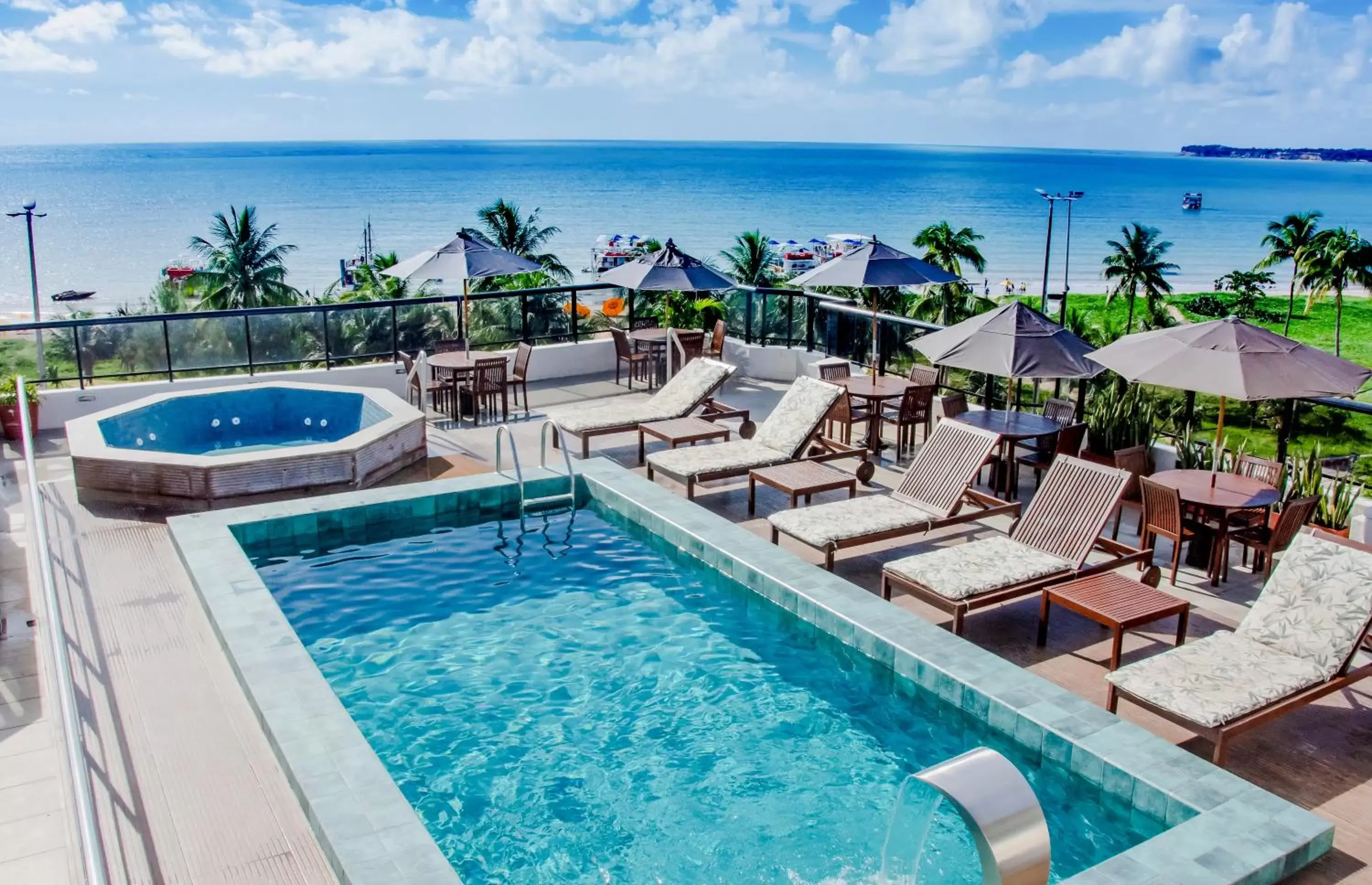 Pool View in Atlântico Praia Hotel