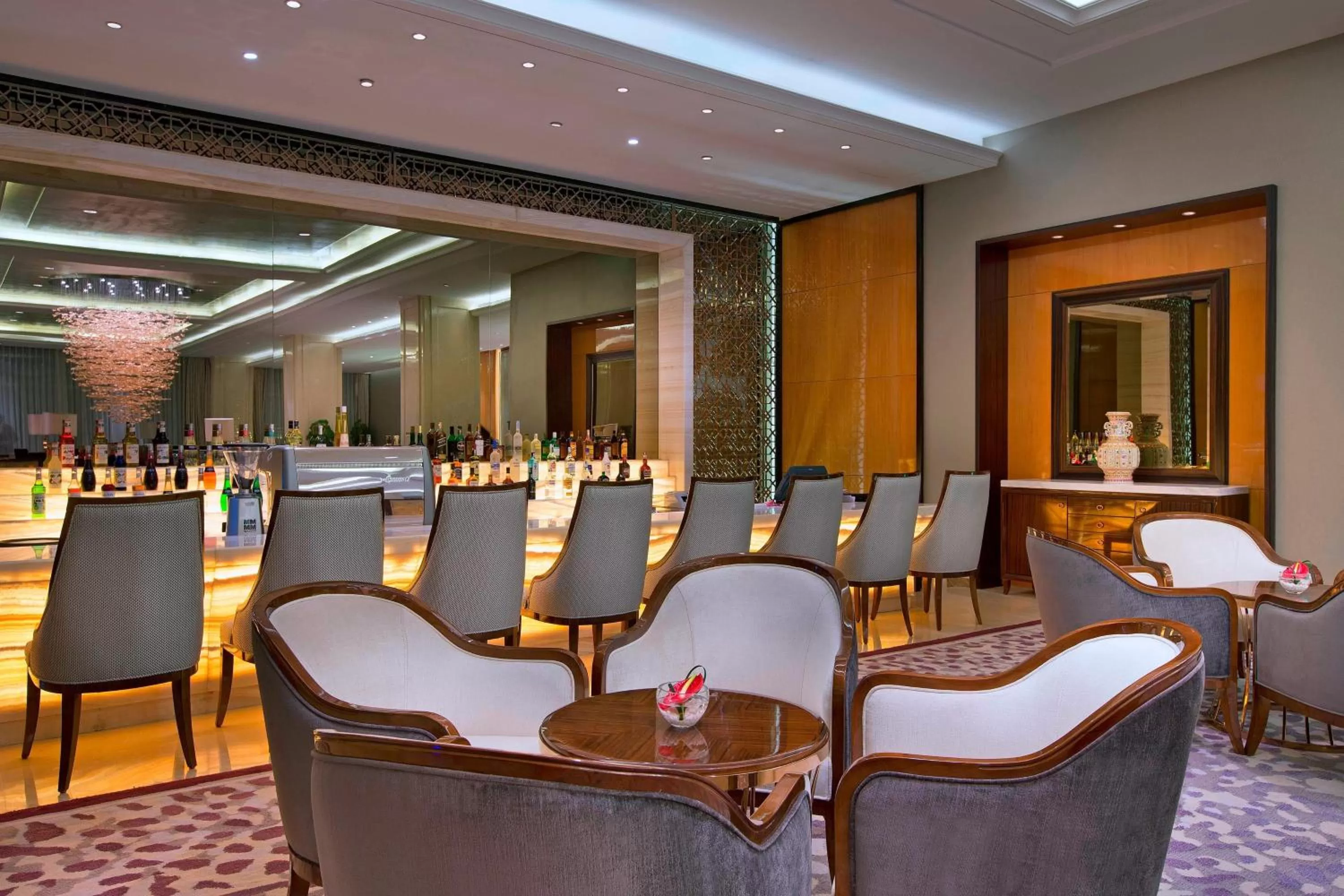 Lobby or reception in Sheraton Grand Wuhan Hankou Hotel