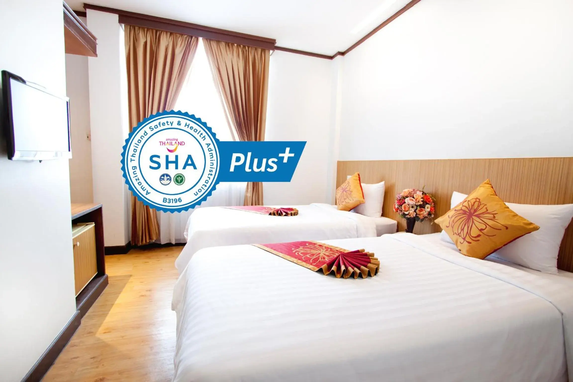 Bedroom, Bed in China Town Hotel - SHA Plus Certified