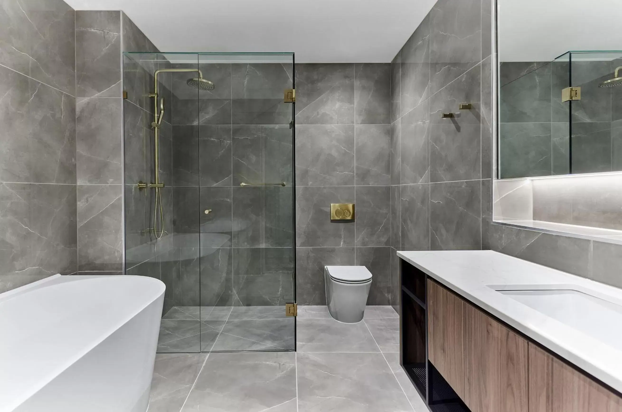 Bathroom in Adina Apartment Hotel Melbourne, Pentridge