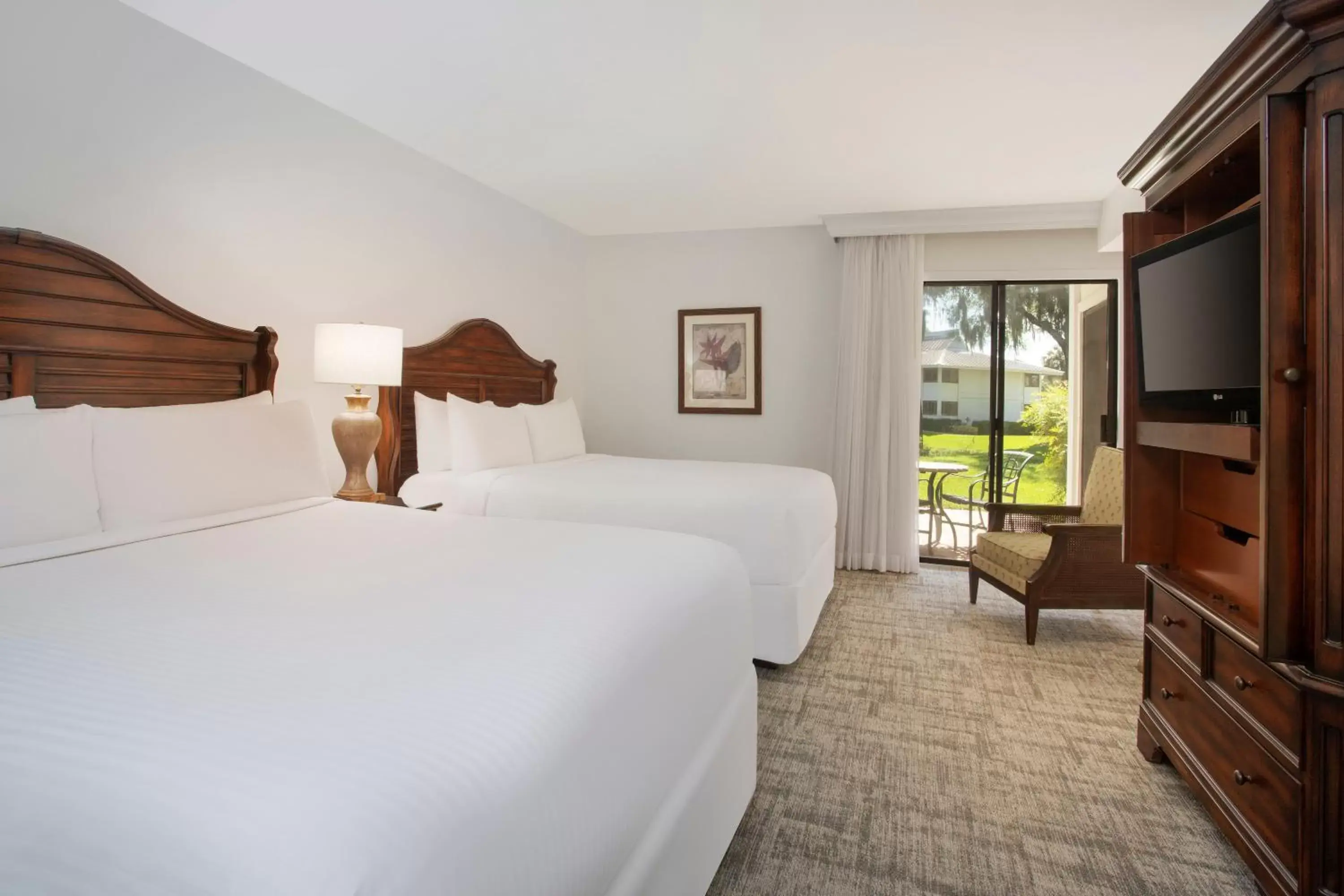 Bed in Saddlebrook Golf Resort & Spa Tampa North-Wesley Chapel