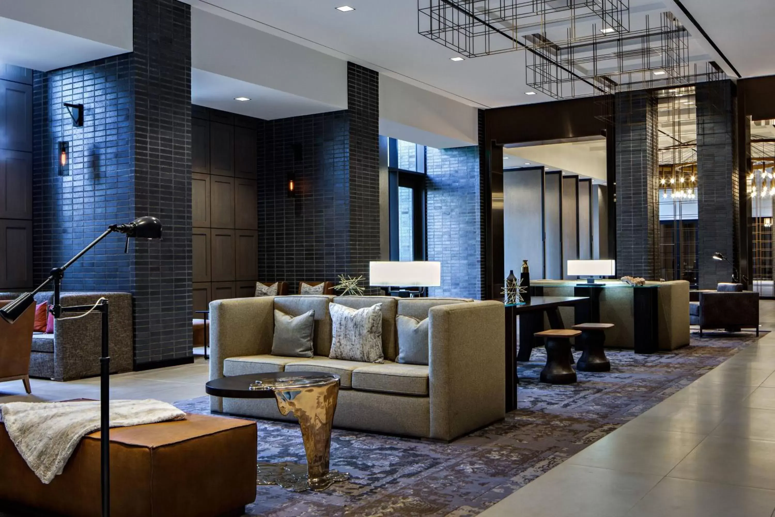 Lobby or reception in Houston CityPlace Marriott at Springwoods Village