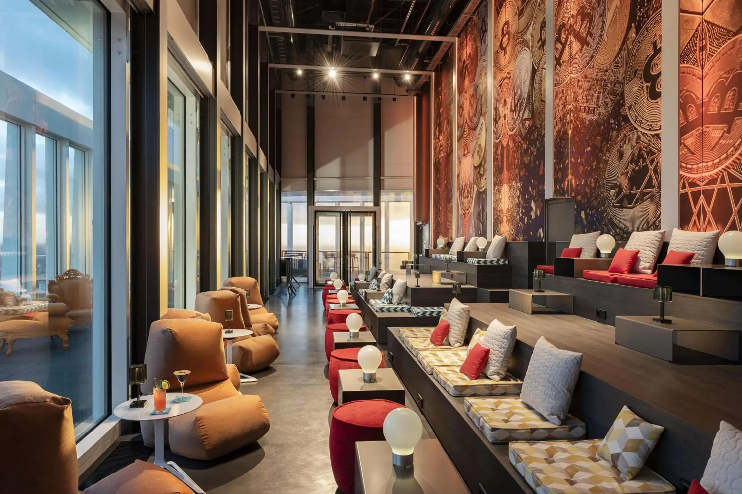 Lounge or bar in nhow Frankfurt