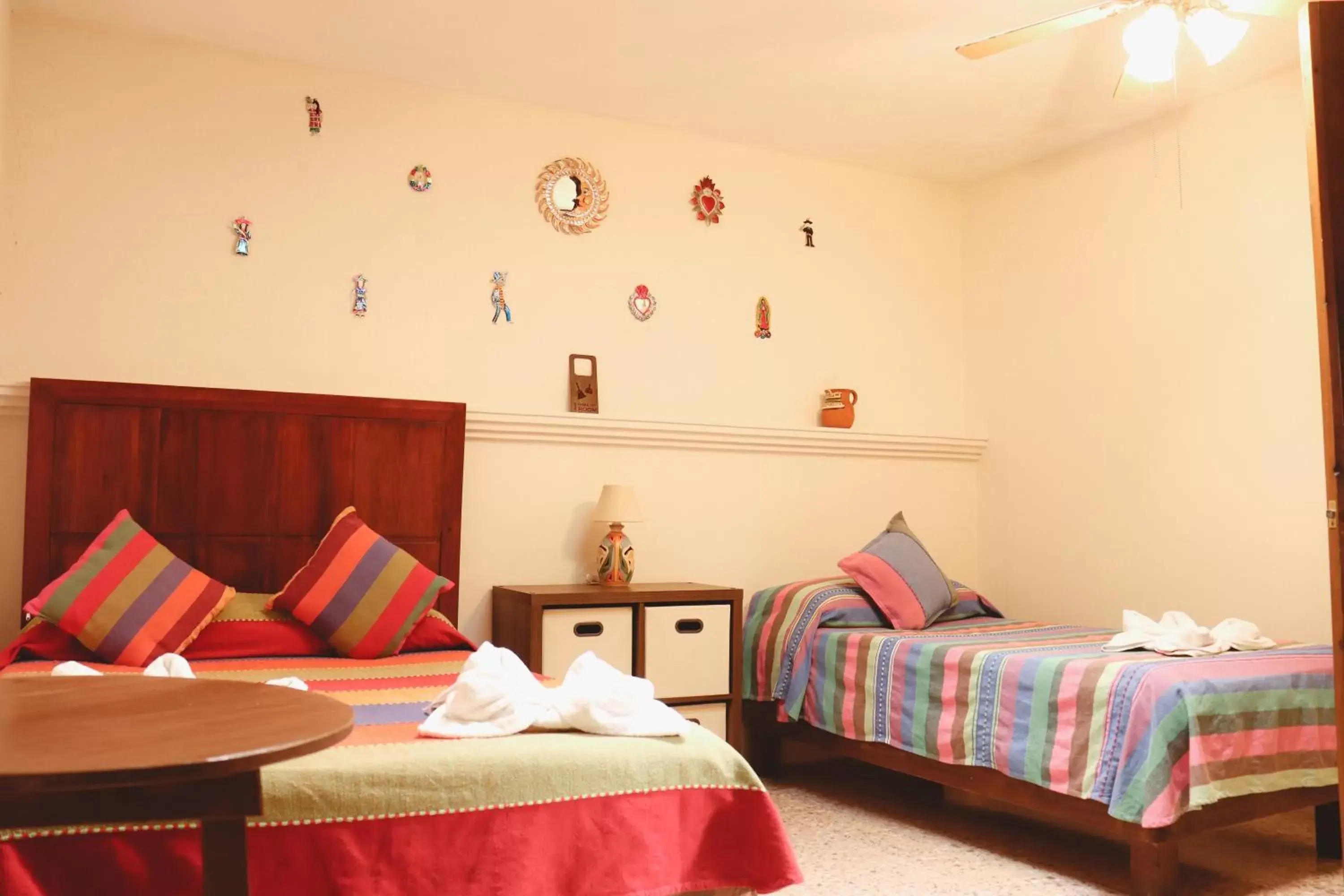 Area and facilities, Bed in Posada Don Mario