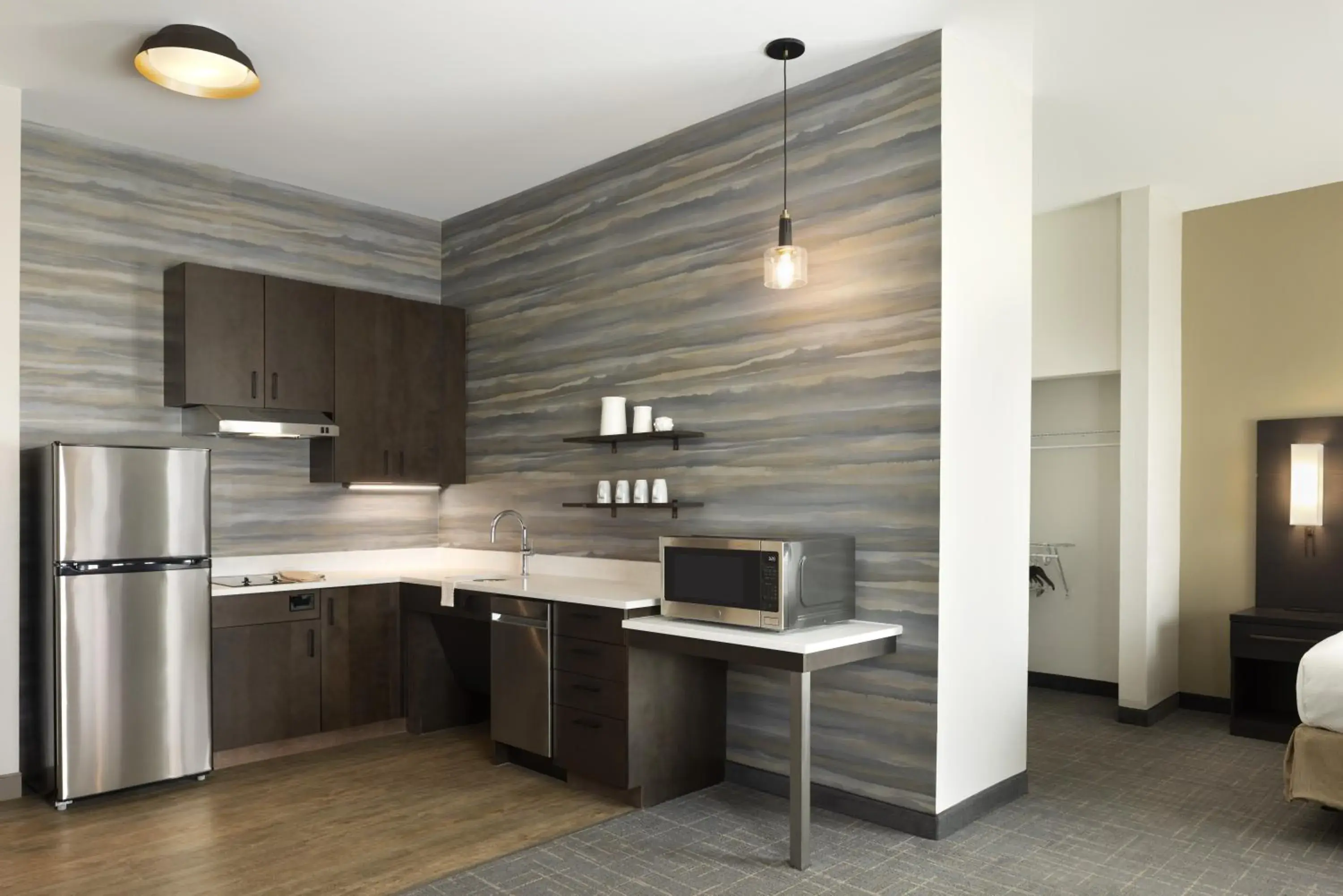 Kitchen or kitchenette, Kitchen/Kitchenette in Residence Inn by Marriott Fresno Clovis
