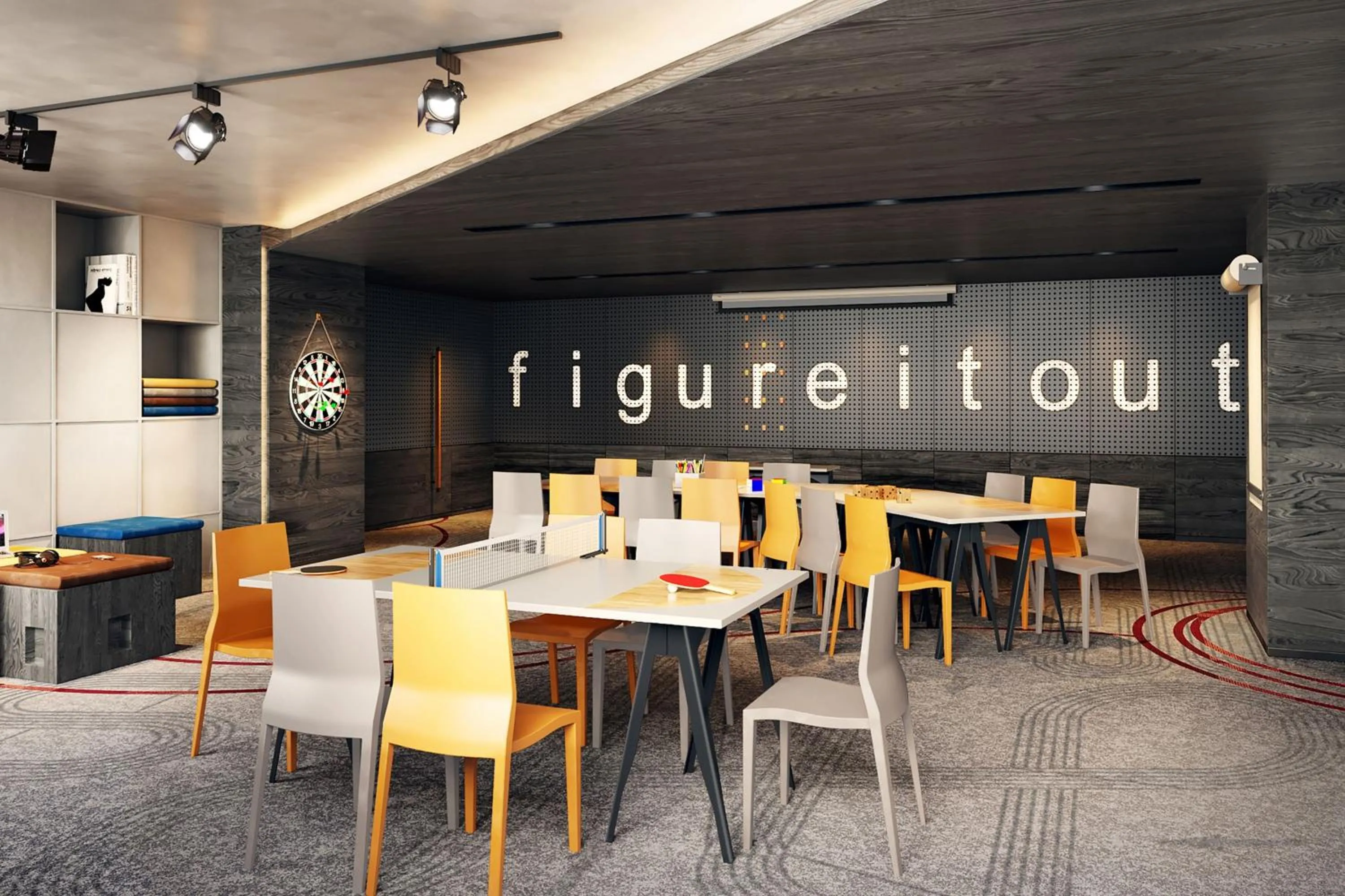 Meeting/conference room in Moxy Xi'an Beilin