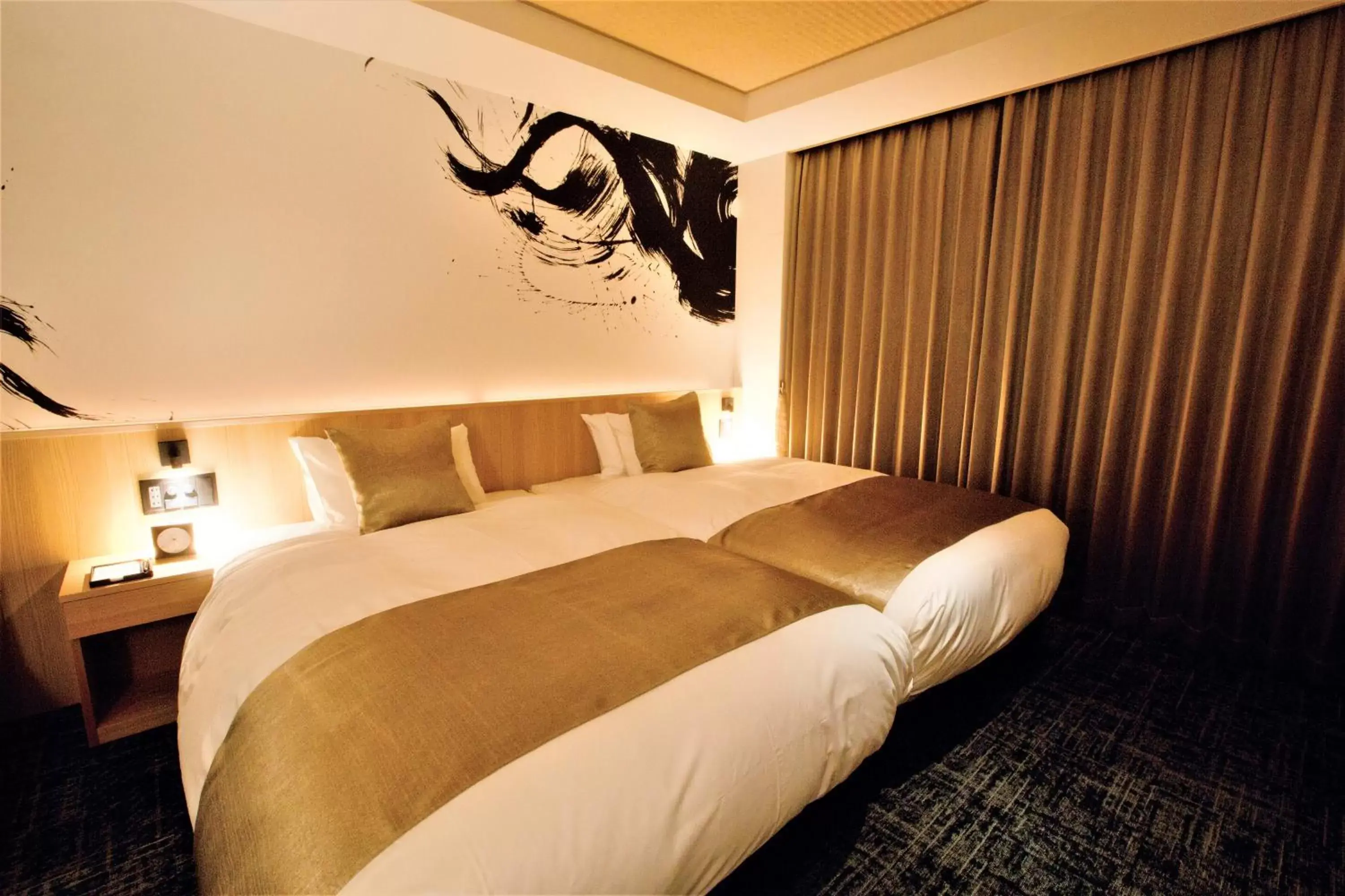 Photo of the whole room, Bed in Nagi Kyoto Sanjo