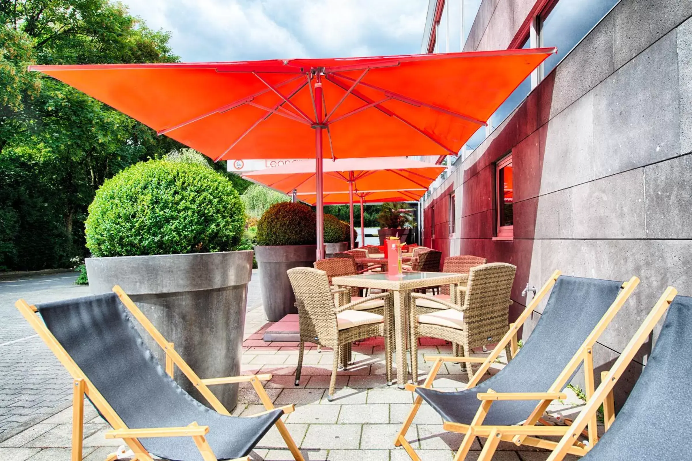 Balcony/Terrace, Patio/Outdoor Area in Leonardo Hotel Munich Arabellapark