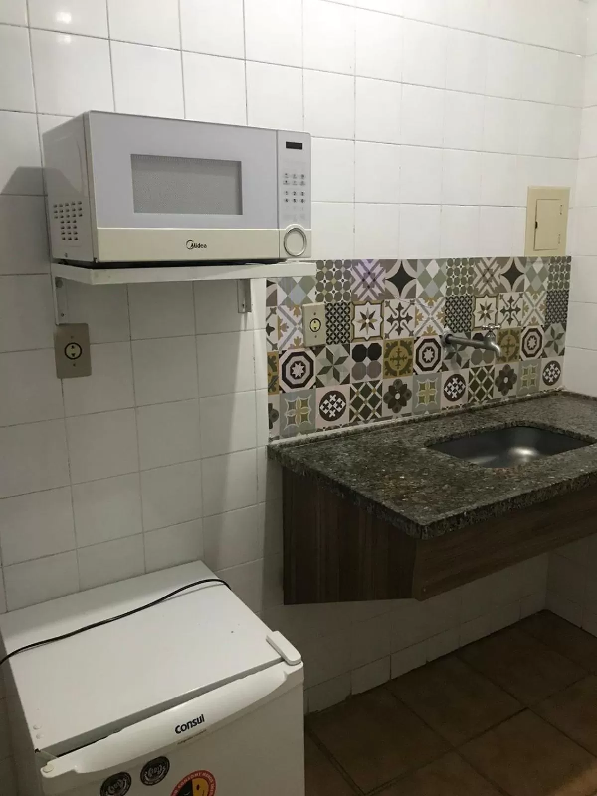 Kitchen or kitchenette, Kitchen/Kitchenette in Hotel Alfa de Bauru Ltda