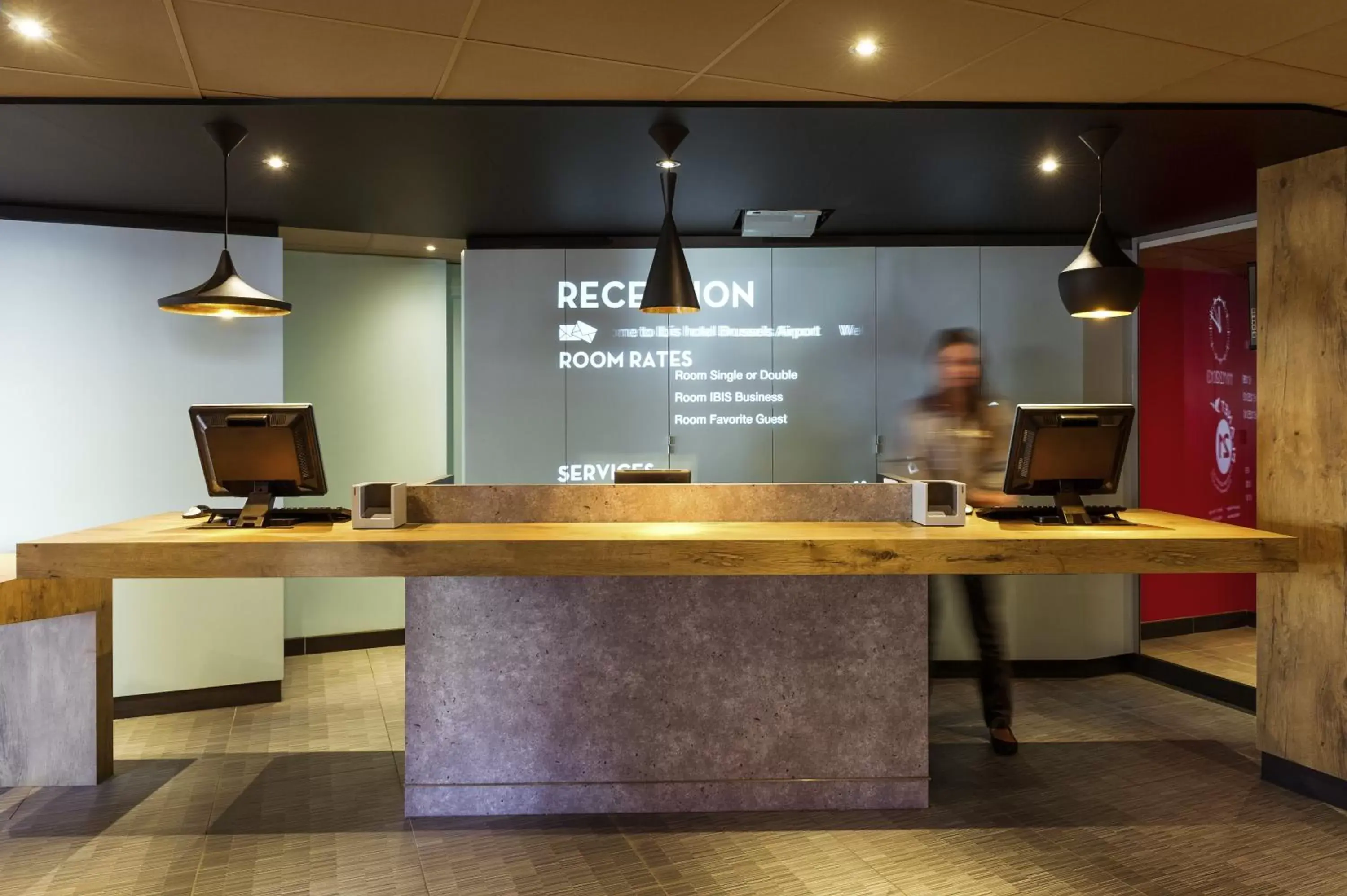 Lobby or reception in ibis Hotel Brussels Airport