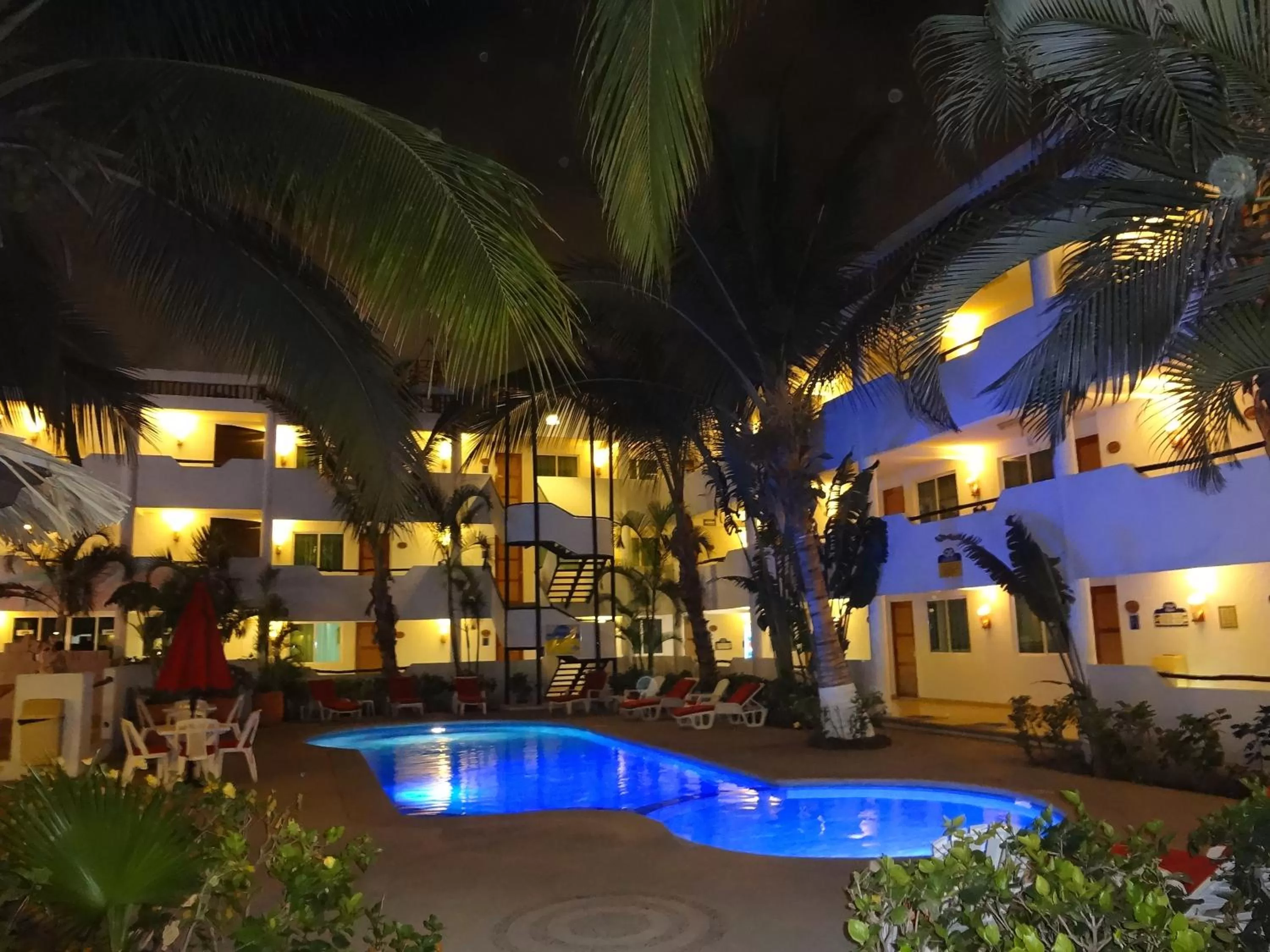 Property building in Hotel Palapa Palace