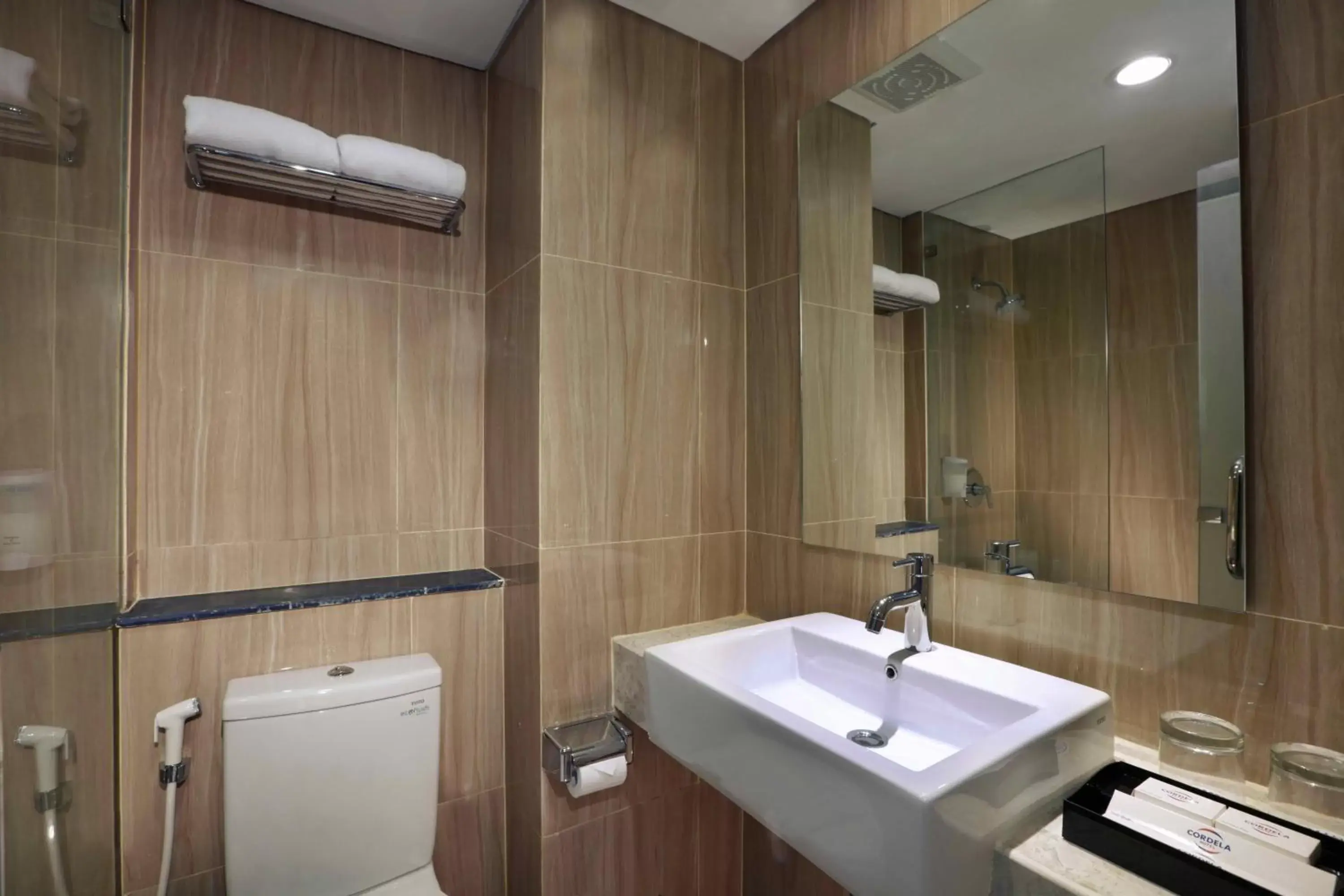 Property building, Bathroom in Grand Cordela Hotel Bandung