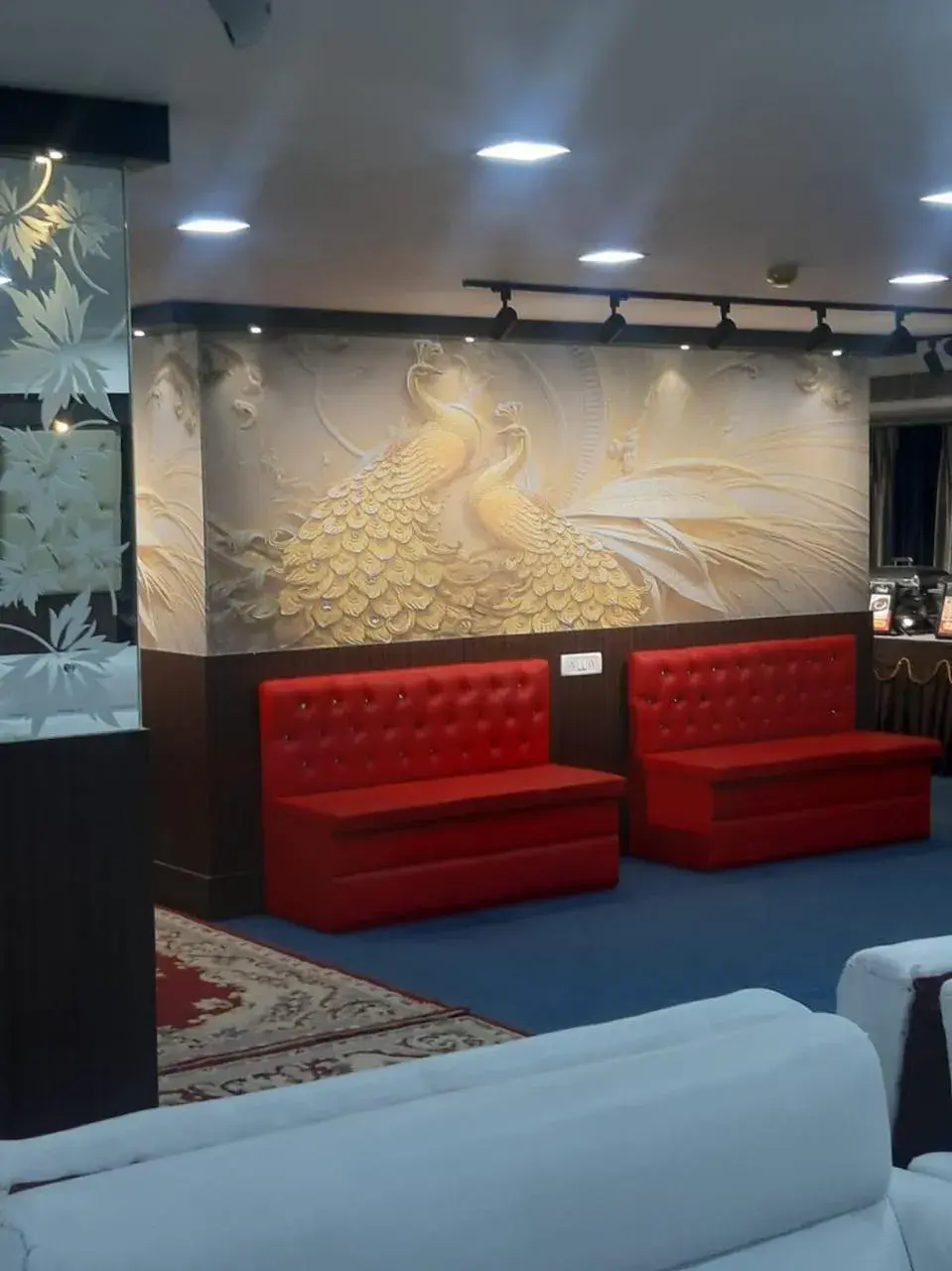 Seating area in Babul Hotel