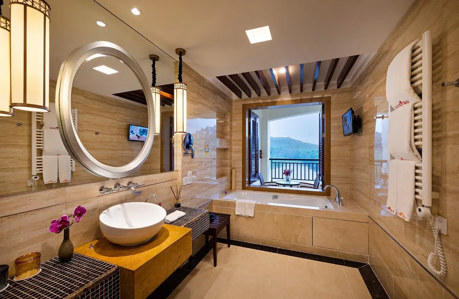 Bathroom in Goodview Hotel Sangem Tangxia