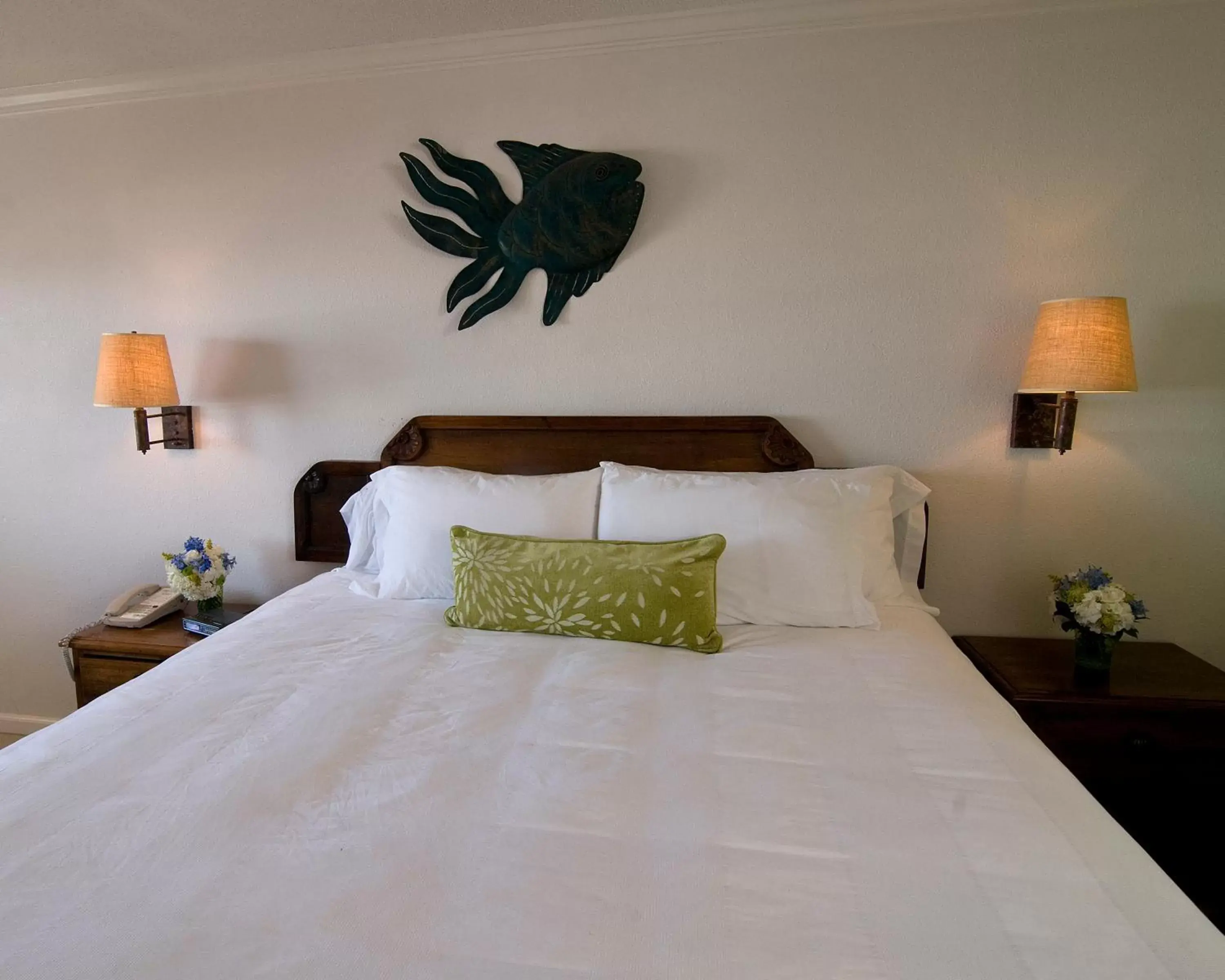 Bed in Ocean Isle Inn