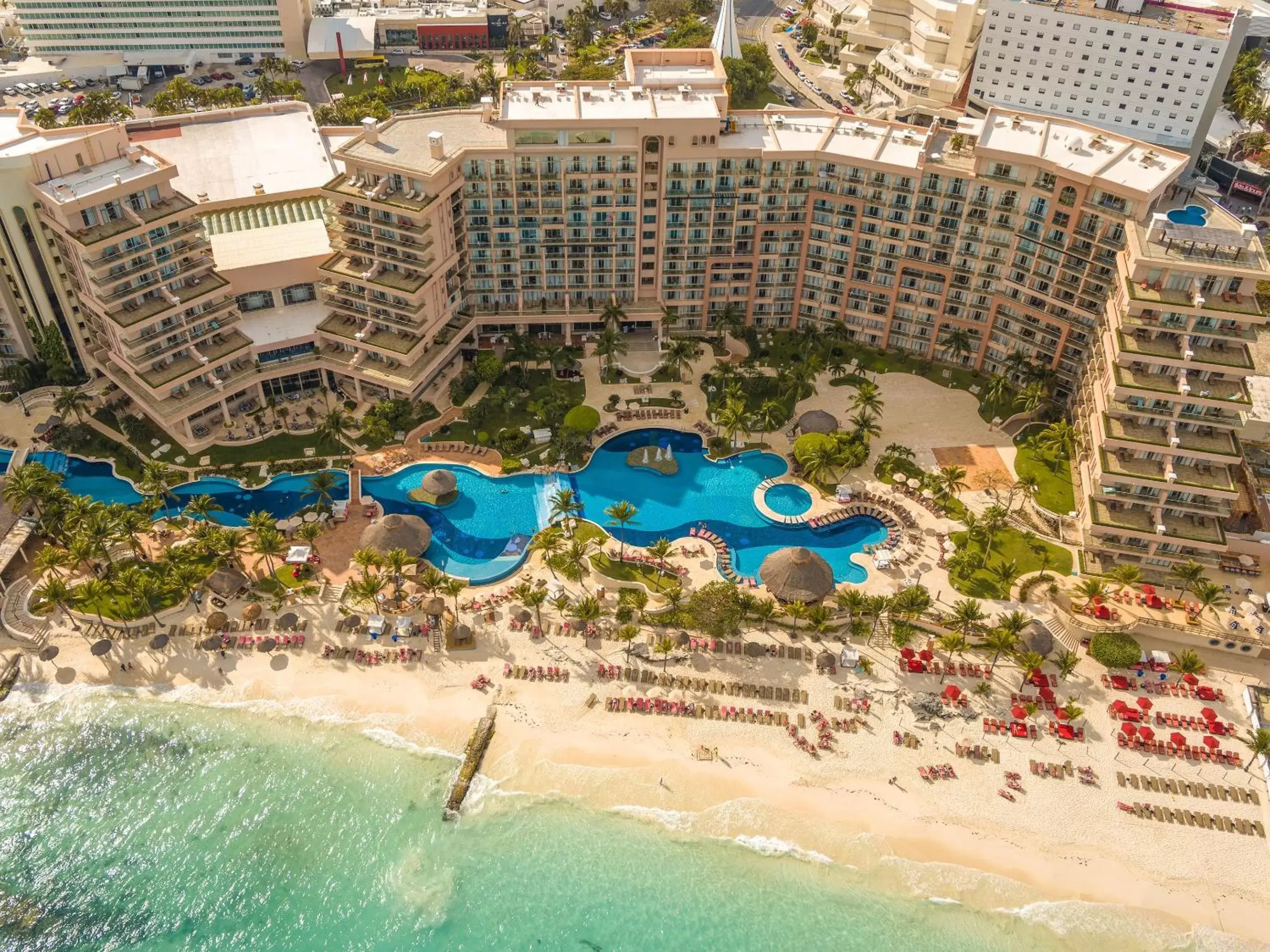 View (from property/room), Bird's-eye View in Grand Fiesta Americana Coral Beach Cancun - All Inclusive